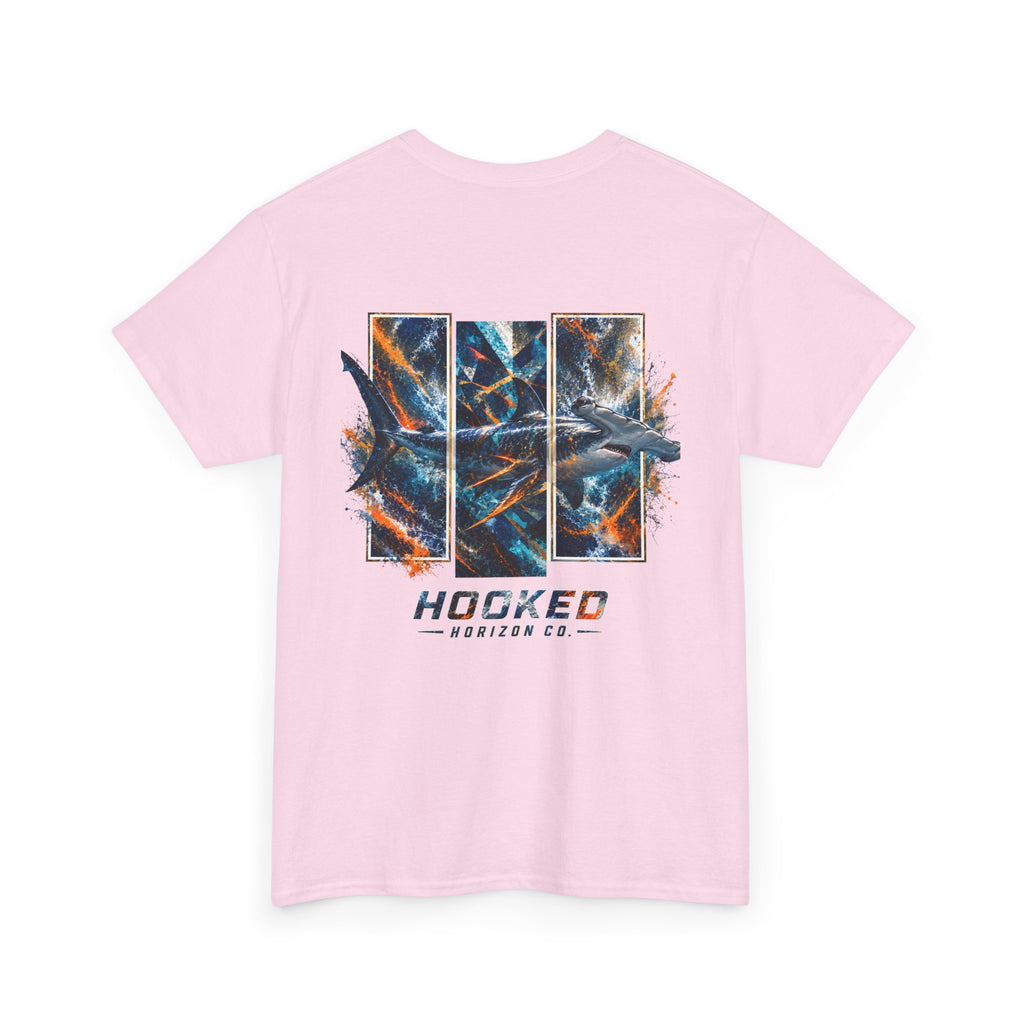 Hammer Head Hooked Horizon Co Tee—Ocean Graphic Tee — "Beloved" Ray Design