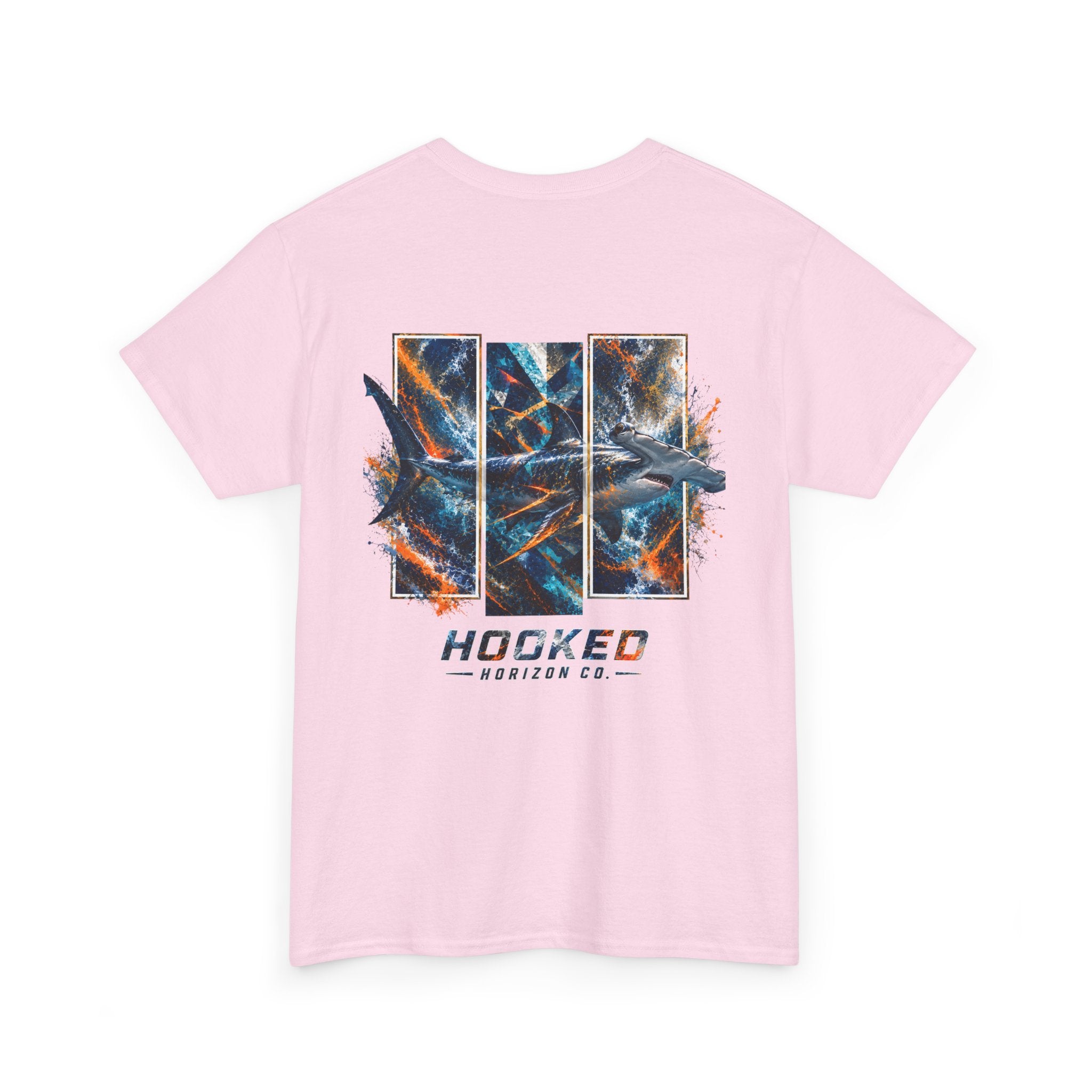 Hammer Head Hooked Horizon Co Tee—Ocean Graphic Tee — "Beloved" Ray Design