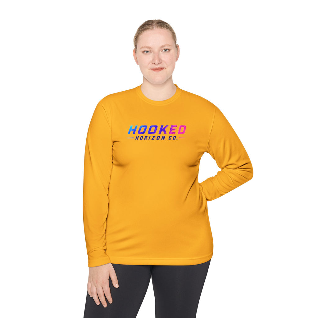 Moisture Wicking Classic Logo Shark Tee —Horizon Co. Anchors Long Sleeve Tee — Lightweight Fishing Shirt