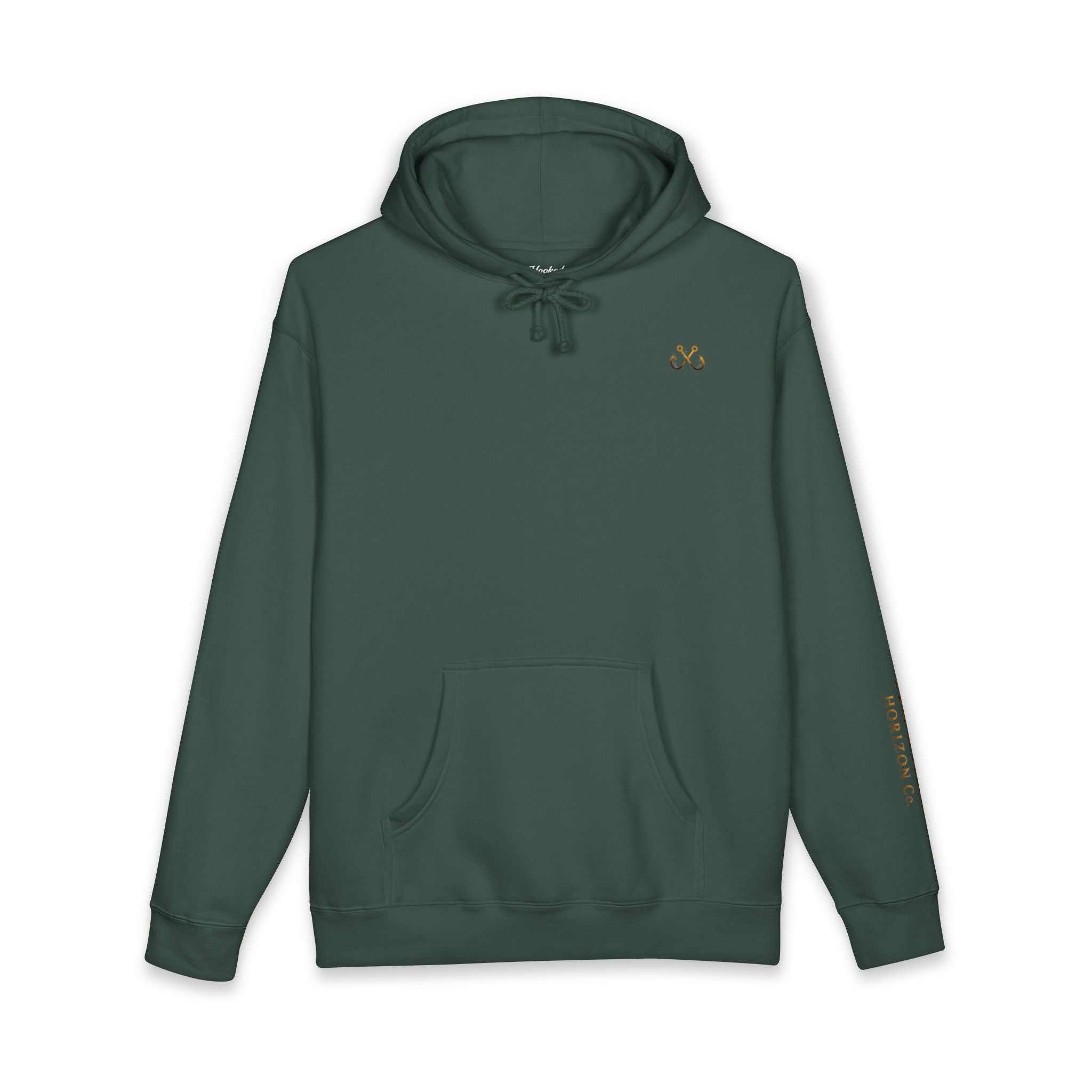 Grouper Hoodie Hooked Horizon Co. — Fishing Back Graphic Hoodie, Multiple Color Variations