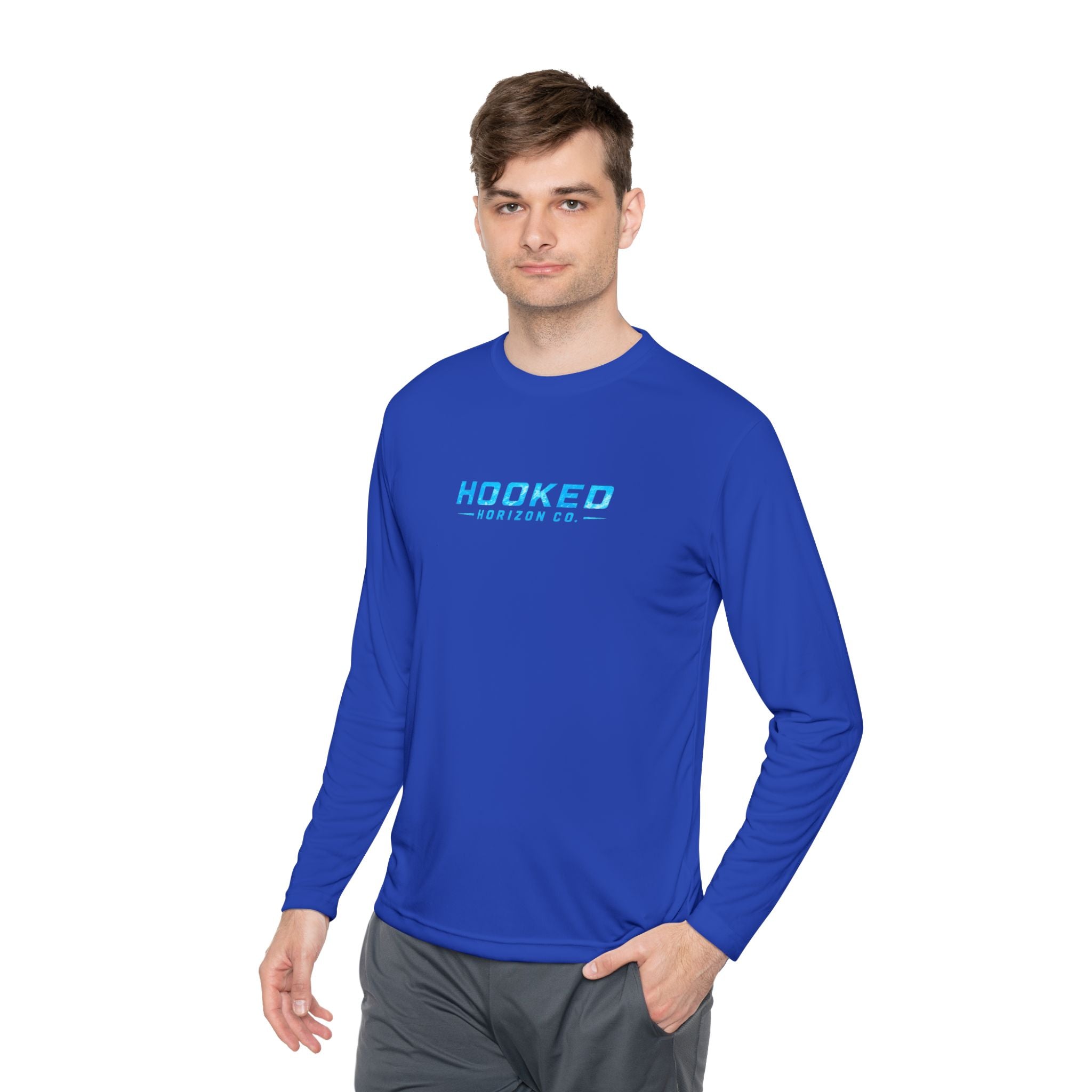 Moisture Wicking Classic Logo Tee—Horizon Co. Anchors Long Sleeve Tee — Lightweight Fishing Shirt