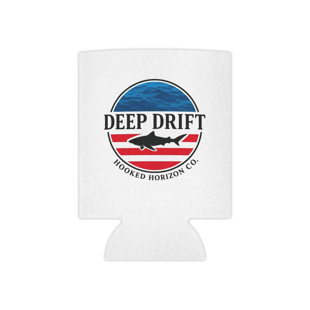 USA Can Cooler Coozie — Hooked Horizon Co. Fishing Wave Koozie