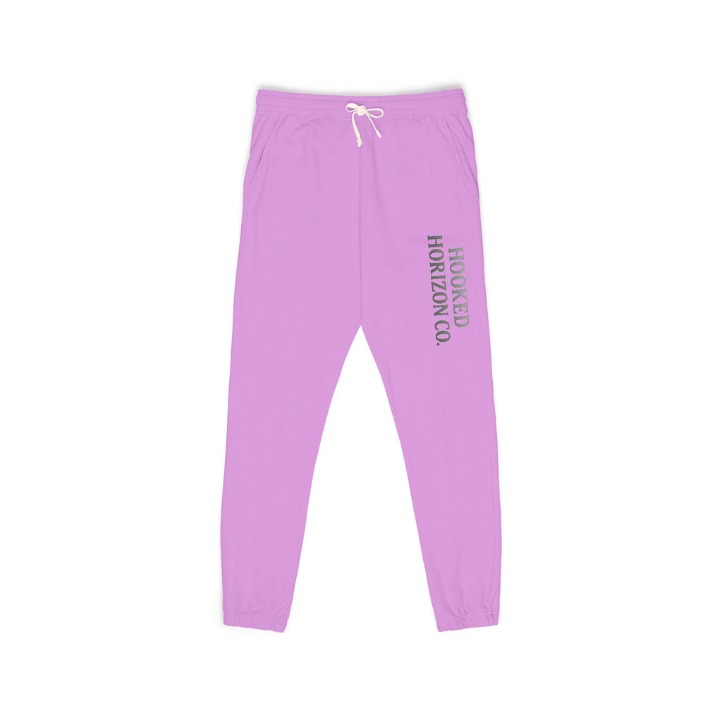 Hooked Horizon Co. Deep Drift Embroidered Fleece Sweatpants | Cozy Loungewear, Gifts for Everyone, Comfortable Joggers, Relaxed Fit Sweatpants, God is Love, Unisex Fashion
