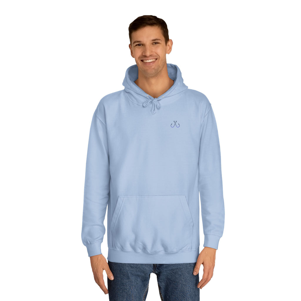 Deep Drift Octopus Unisex College Hoodie, Cozy College Sweatshirt, Nautical Hoodie Gift, Ocean Lover Apparel, Beach Theme Fashion