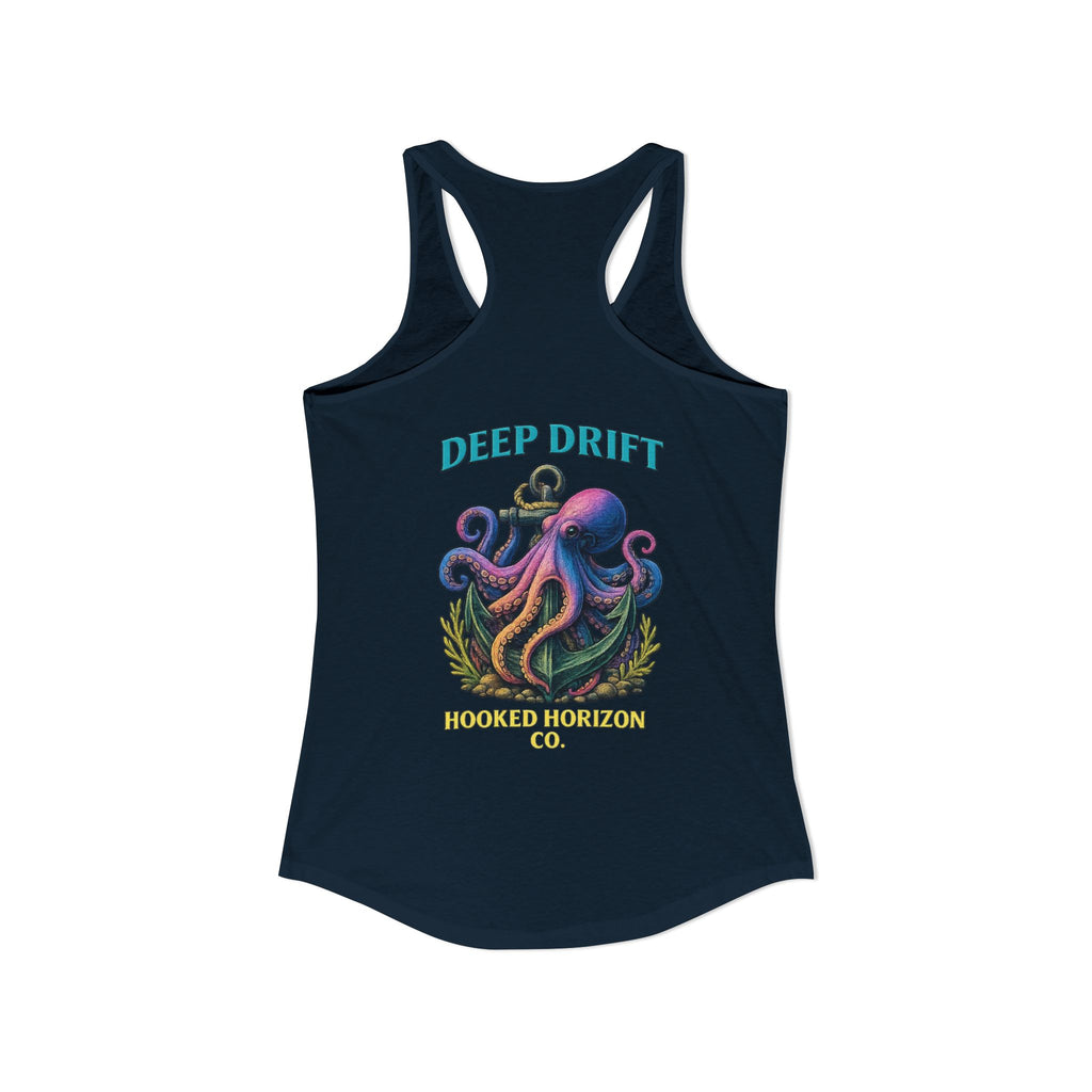 Rainbow Octopus Deep Drift– Hooked Horizon Co. Gifts for Ocean Lovers, Nautical Fashion, Everyday Comfort, Perfect Gift for Her