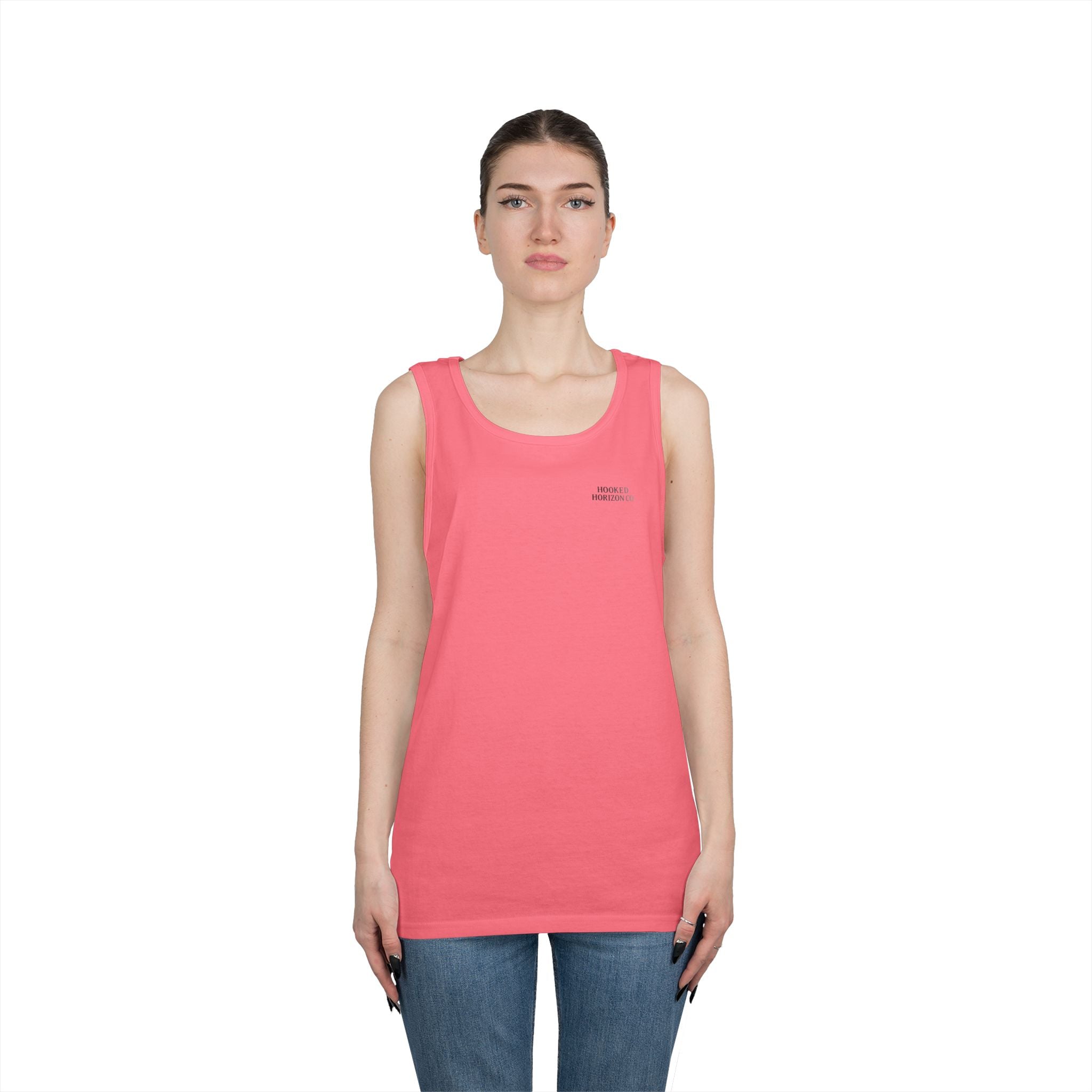 Red  Deep Drift Octopus Graphic Tank Top, Summer Beach Wear, Unisex Tank, Gift for Ocean Lovers, Nautical Tees, Camping Apparel