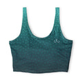 Teal Spotted Sports Bra—Hooked Horizon Co. Stylish Sports Bra for Active Women, Workout Top, Gym Essential, Fitness Apparel, Athleisure Wear, Yoga Gear