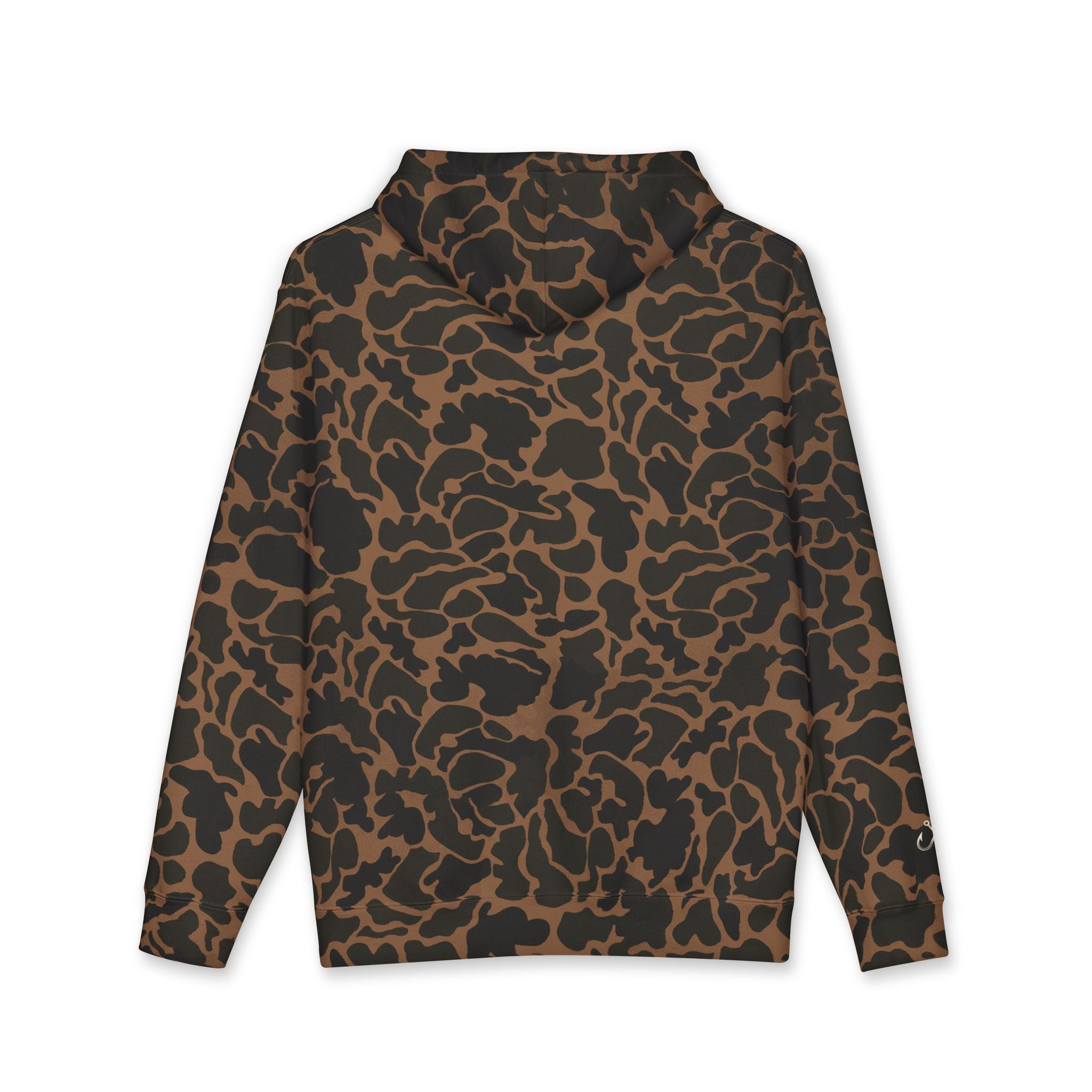 Wave Hoodie Hooked Horizon Co. — Fishing Back Graphic Hoodie, Multiple Color Variations