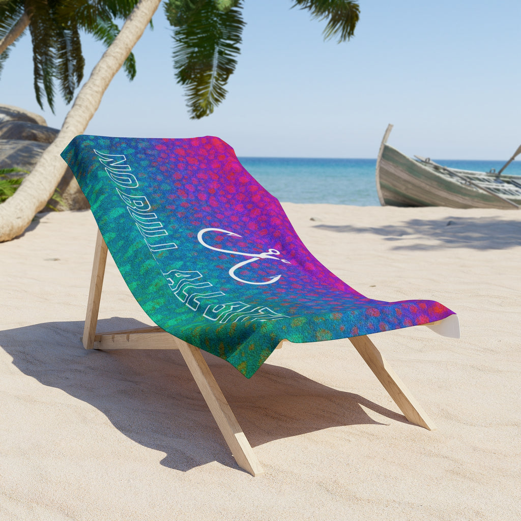 Speckled Color No Bull All Bite– Hooked Horizon Co.  Beach Towel - Perfect for Summer, Pool Days, Camping, Beach Parties, Vacation Fun