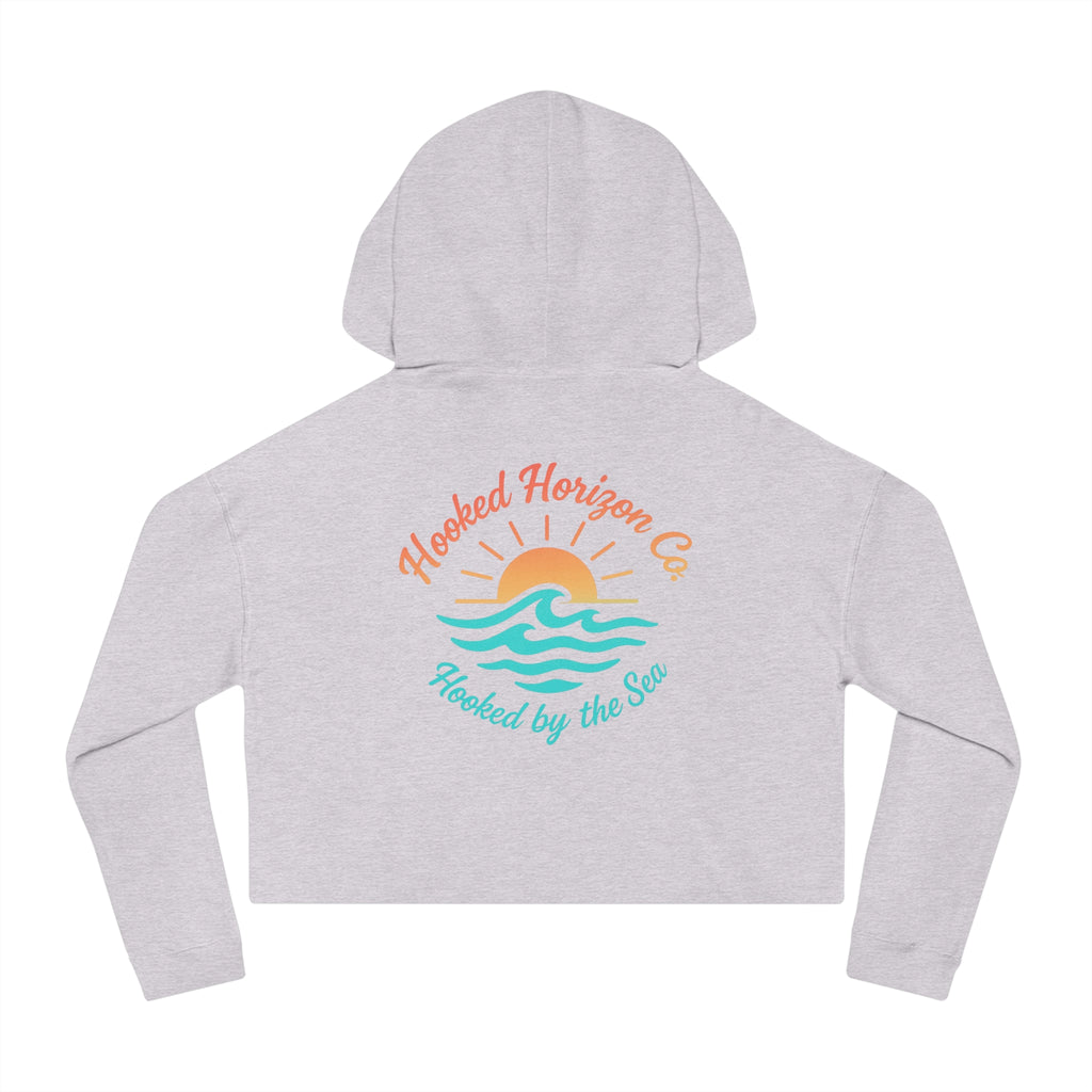 Wave & Sun Deep Drift– "Hooked By The Sea" Hooked Horizon Co. Unisex Hoodie for Ocean Lovers, Nautical Fashion, Cool Weather Gear, Everyday Comfort, Perfect Gift