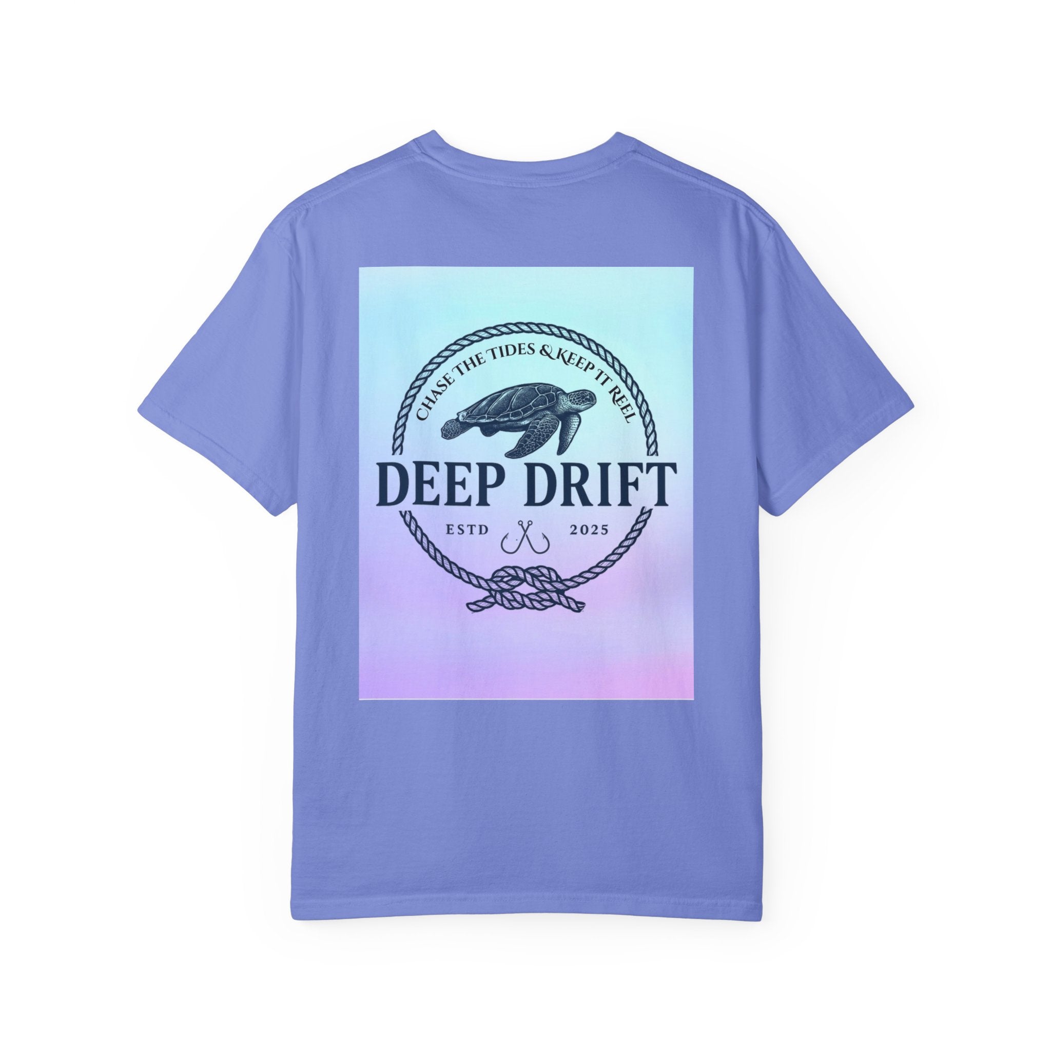 Hooked Horizon Deep Drift Turtle Ocean Tee