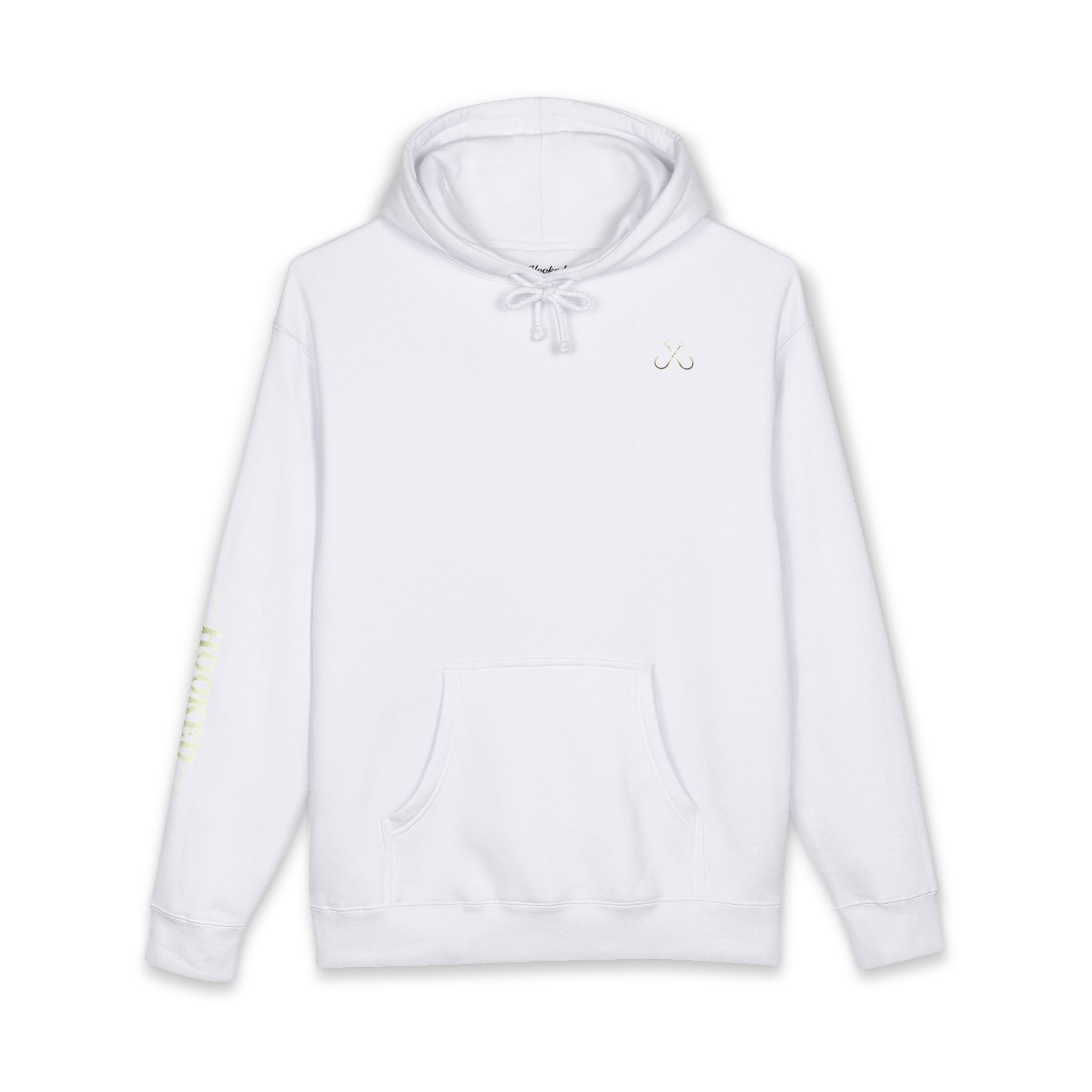 Sea Otter & Sunset Hoodie Hooked Horizon Co. — Minimal Fishing Back Graphic Hoodie, Multiple Color Variations