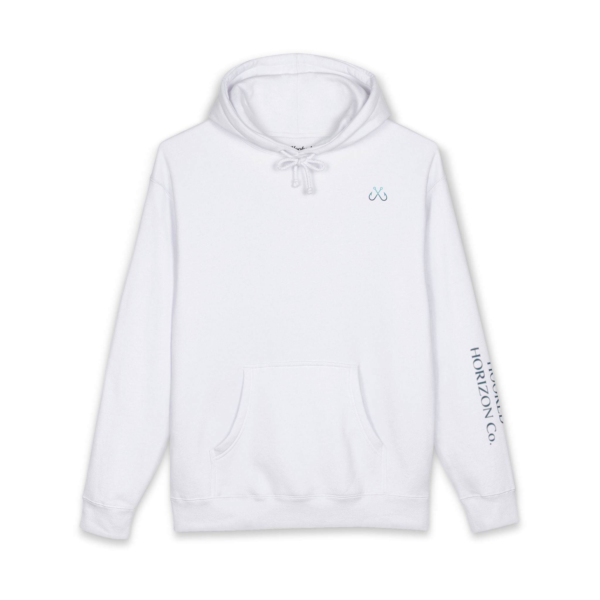 Manta Ray Hoodie Hooked Horizon Co. — Fishing Back Graphic Hoodie, Multiple Color Variations