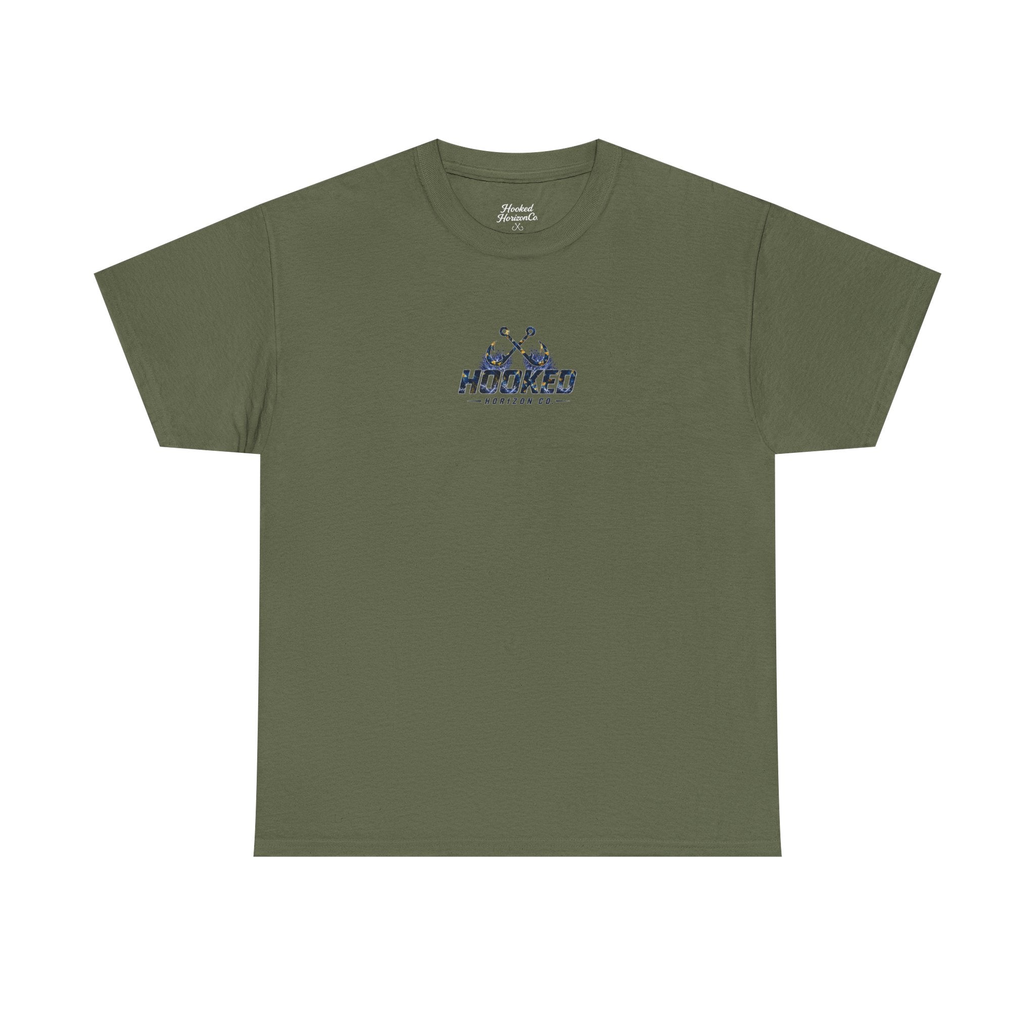 Sail Fish Hooked Horizon Co Tee—Ocean Graphic Tee — "Beloved" Ray Design
