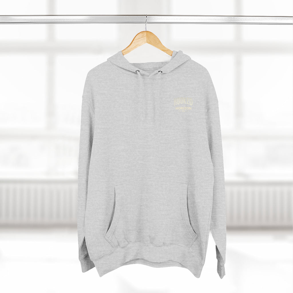Fishing Charter T-Shirt— Hooked Horizon Hoodie — Fishing Boat Graphic Pullover