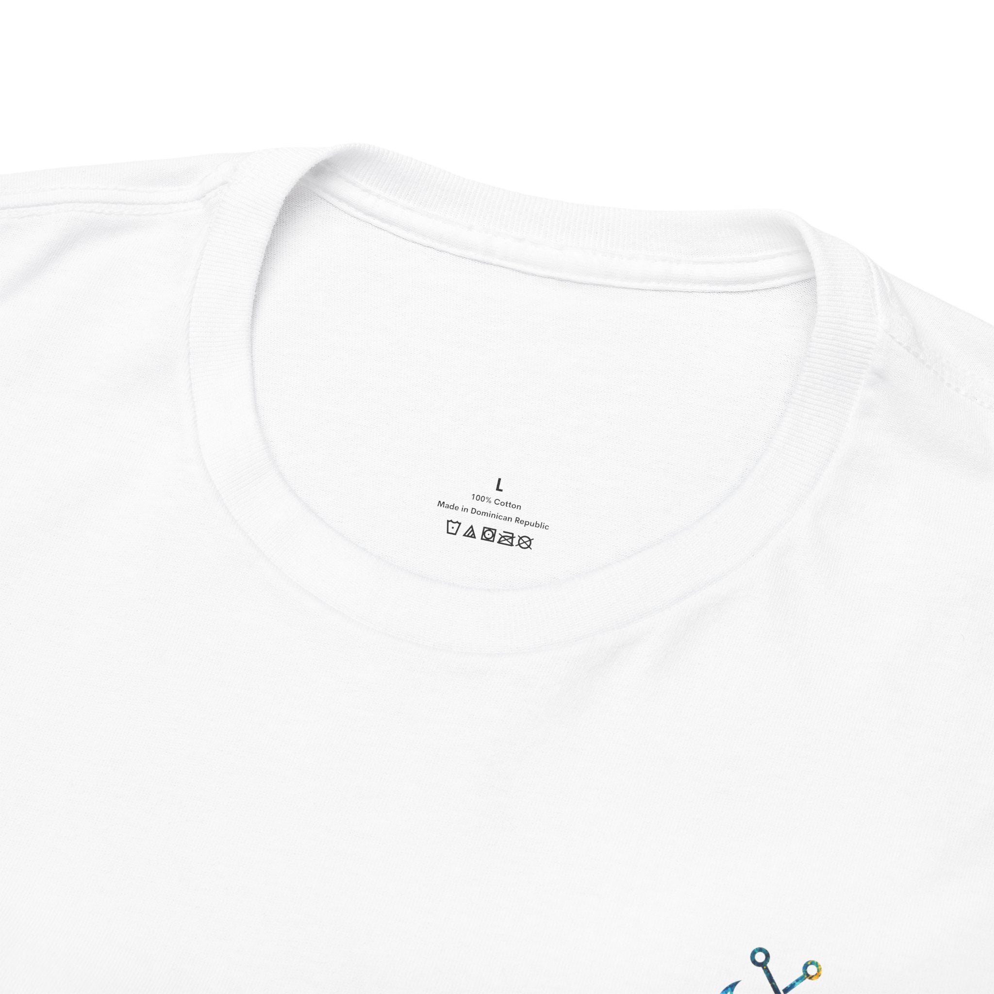 Bull Shark Hooked Horizon Co Tee—Ocean Graphic Tee — "Beloved" Ray Design