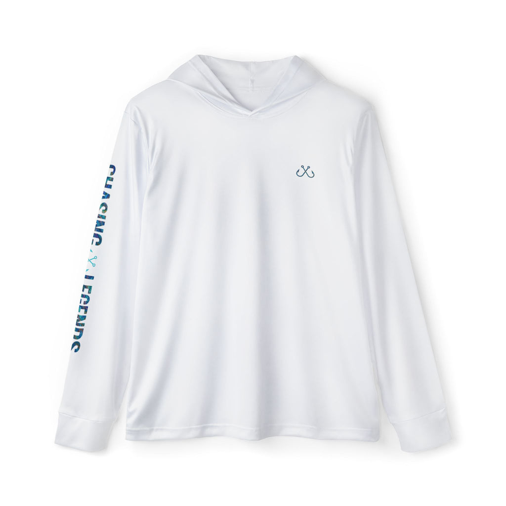 Deep Drift Chasing Legends White Sports Warmup Hoodie