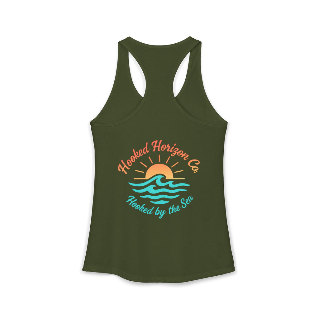 Wave & Sun Deep Drift– "Hooked By The Sea" Hooked Horizon Co. Unisex Zip Hoodie for Ocean Lovers, Nautical Fashion, Cool Weather Gear, Everyday Comfort, Perfect Gift