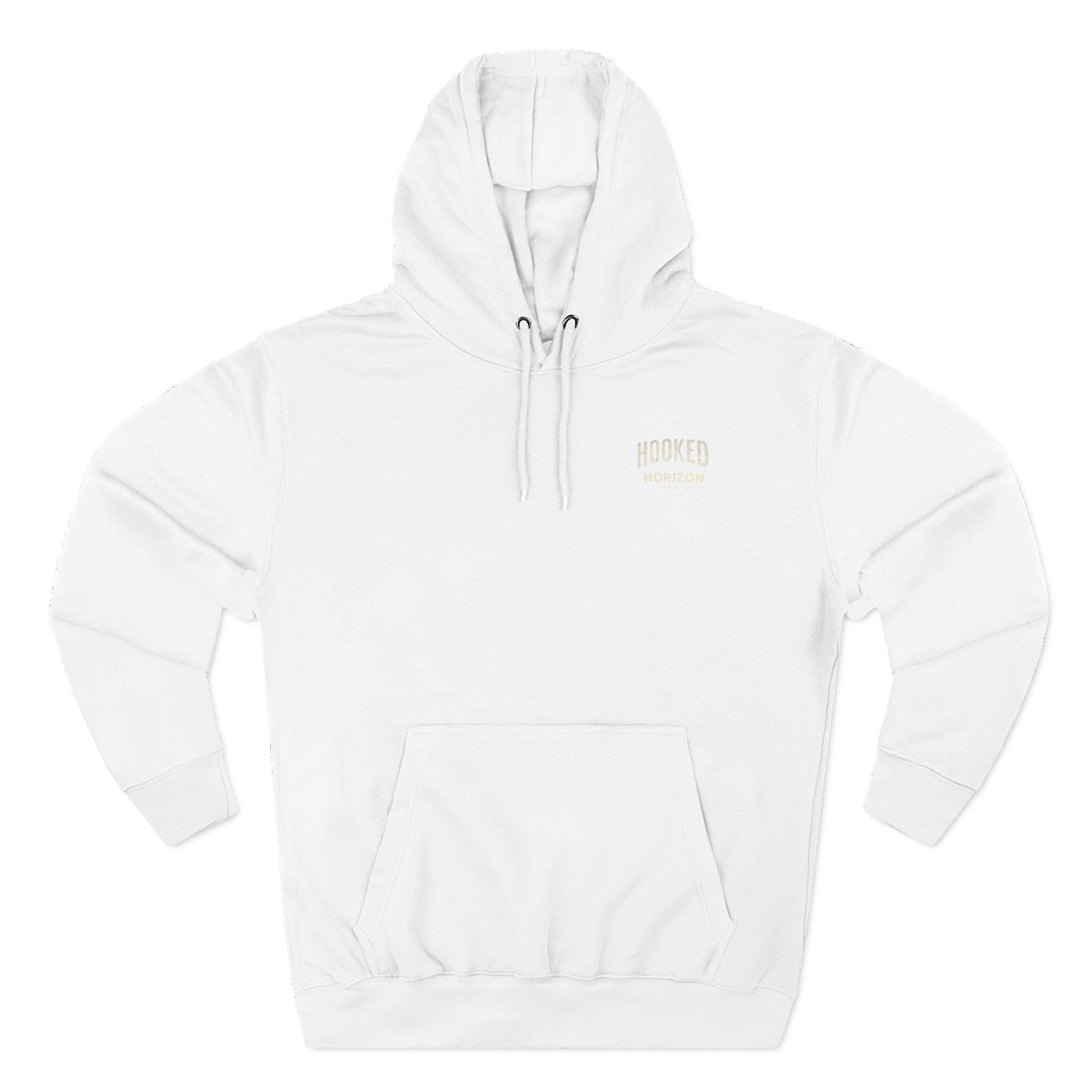 Fishing Charter T-Shirt— Hooked Horizon Hoodie — Fishing Boat Graphic Pullover