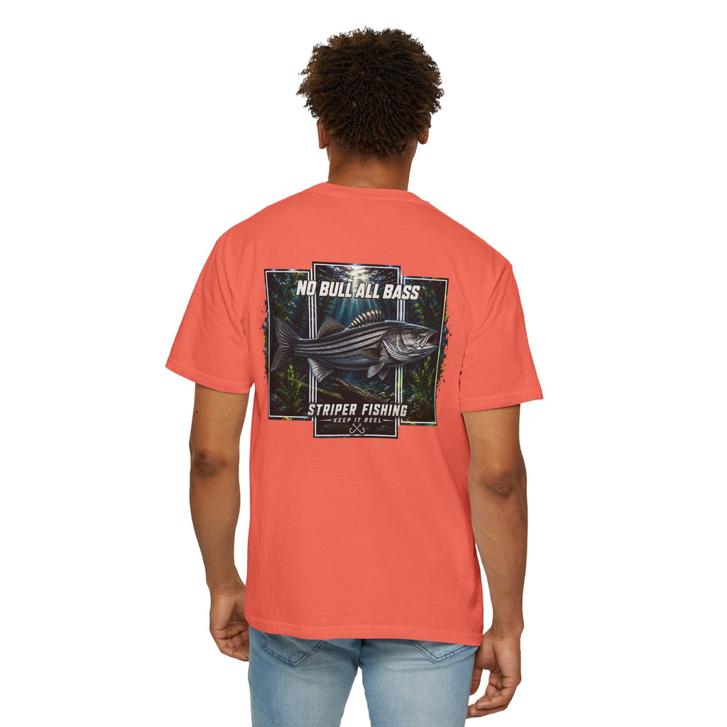 Saltwater Sea Striper Fishing Tee — Hooked Horizon Co.  Angler Gifts Ocean Lover Gifts