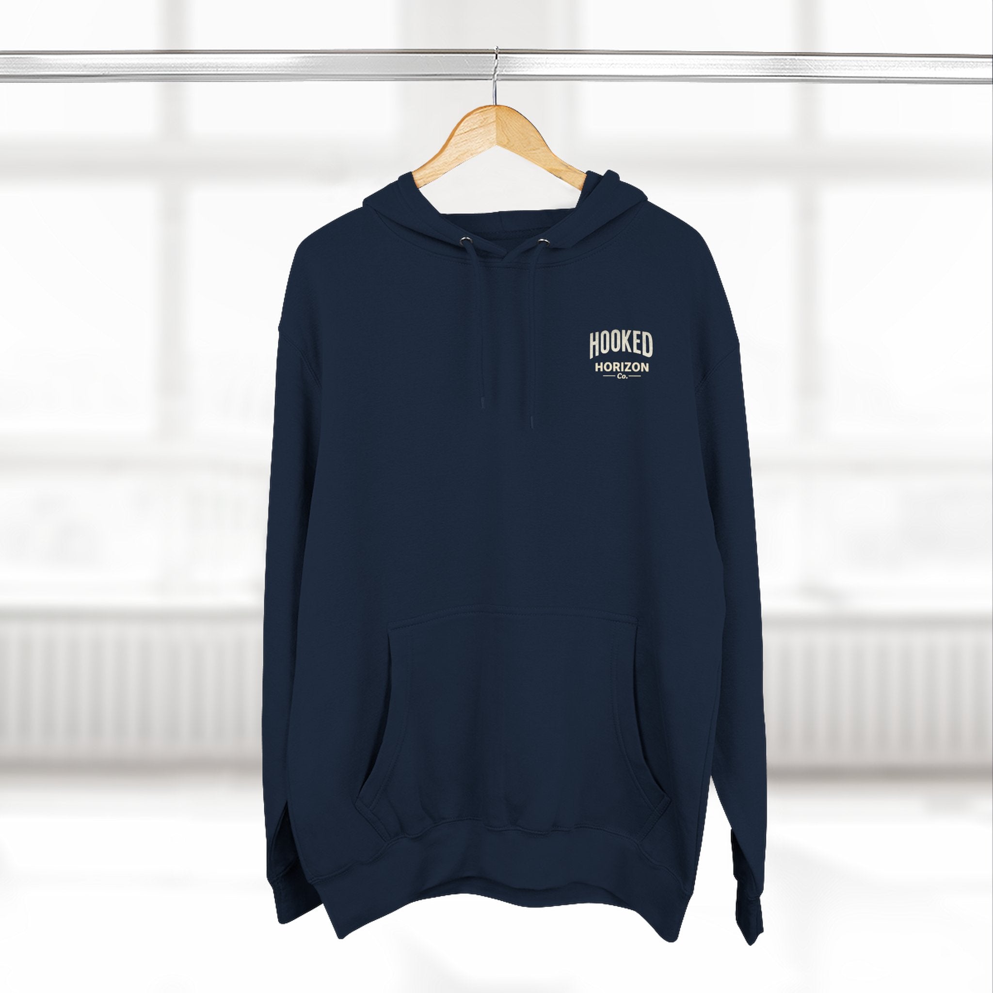 Fishing Charter T-Shirt— Hooked Horizon Hoodie — Fishing Boat Graphic Pullover