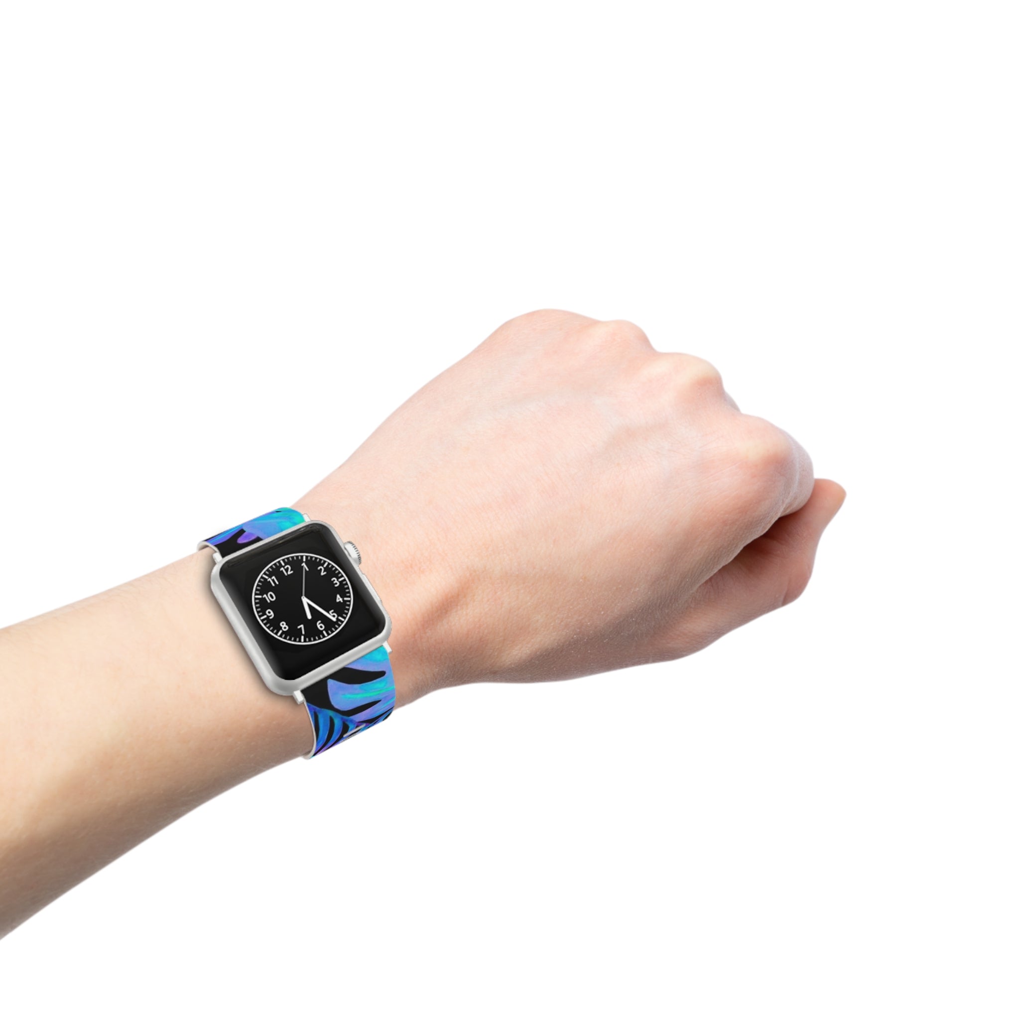 Tropical Blue Feather Watch Band for Apple Watch