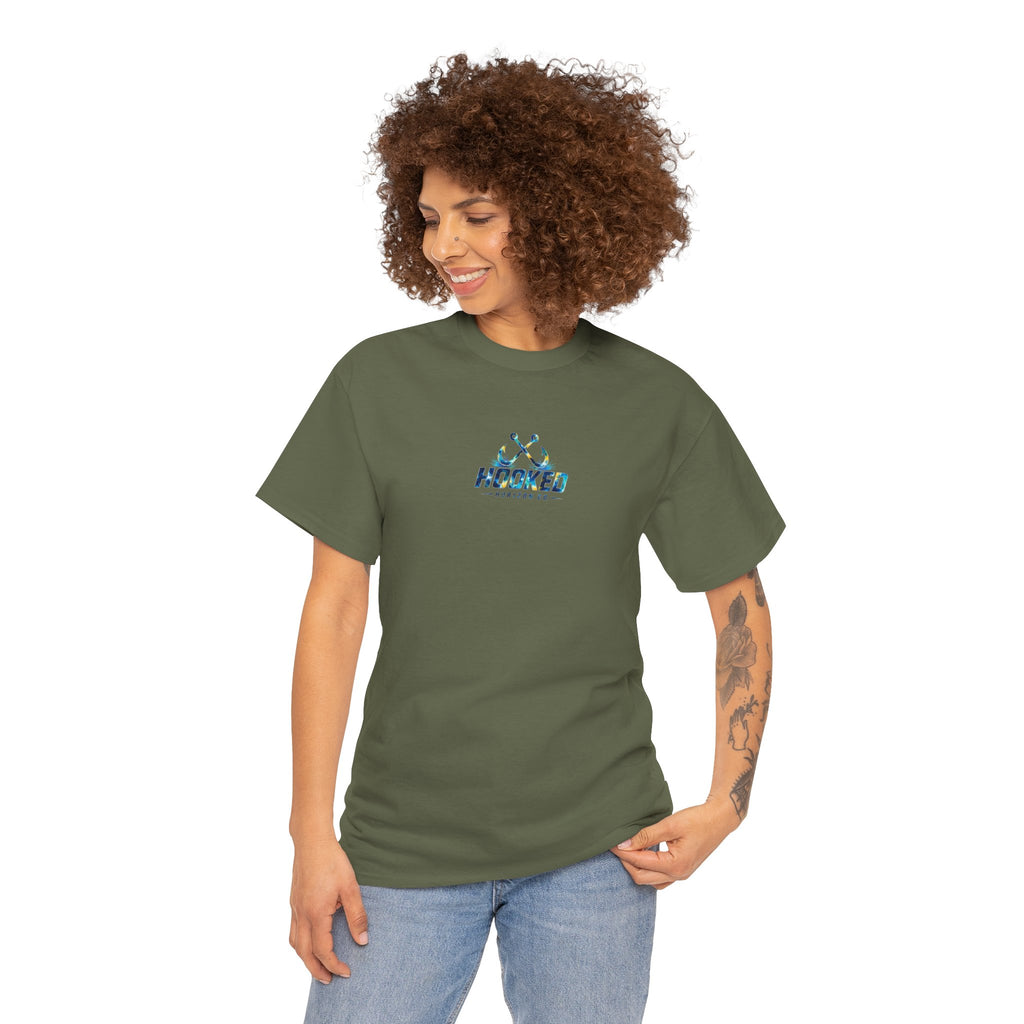 Barracuda Hooked Horizon Co Tee—Ocean Graphic Tee — "Beloved" Ray Design