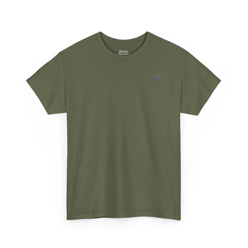 Octopus Hooked Horizon Co Tee—Ocean Graphic Tee — "Beloved" Ray Design