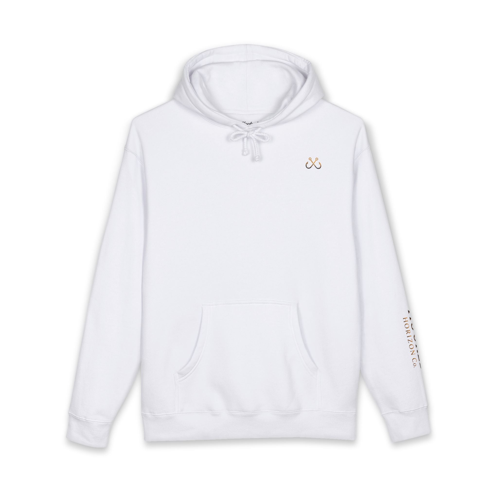Grouper Hoodie Hooked Horizon Co. — Fishing Back Graphic Hoodie, Multiple Color Variations