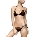 Leopard Shark Inspired Bikini –  Hooked Horizon Co. Swimsuit, Summer Beachwear, Swimwear for Vacations, Pool Parties, Tropical Getaways, Custom Strap Colors – Multiple Variations