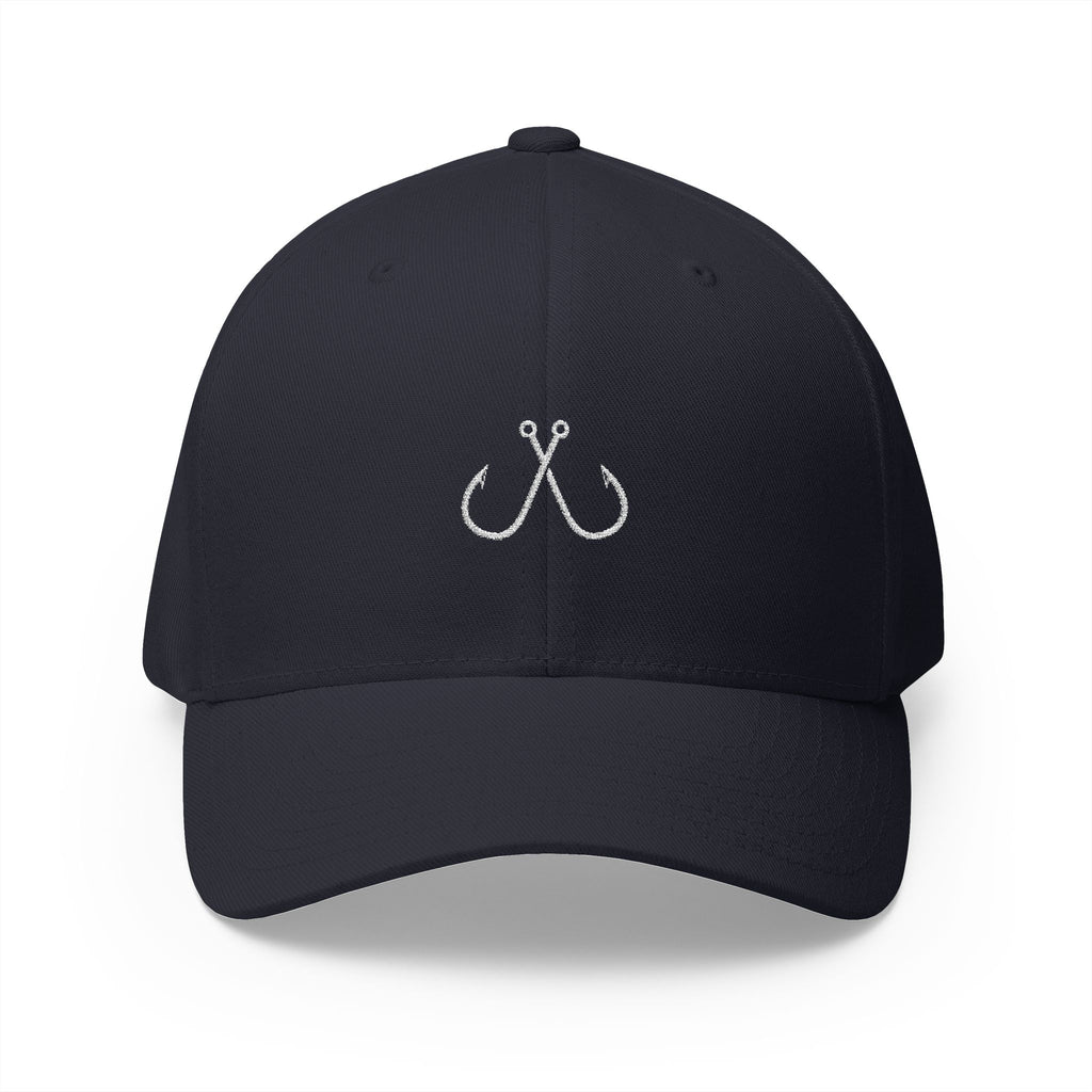Embroidered Fishing Hooks Cap Hooked Horizon Co. — Minimal Angler Hat