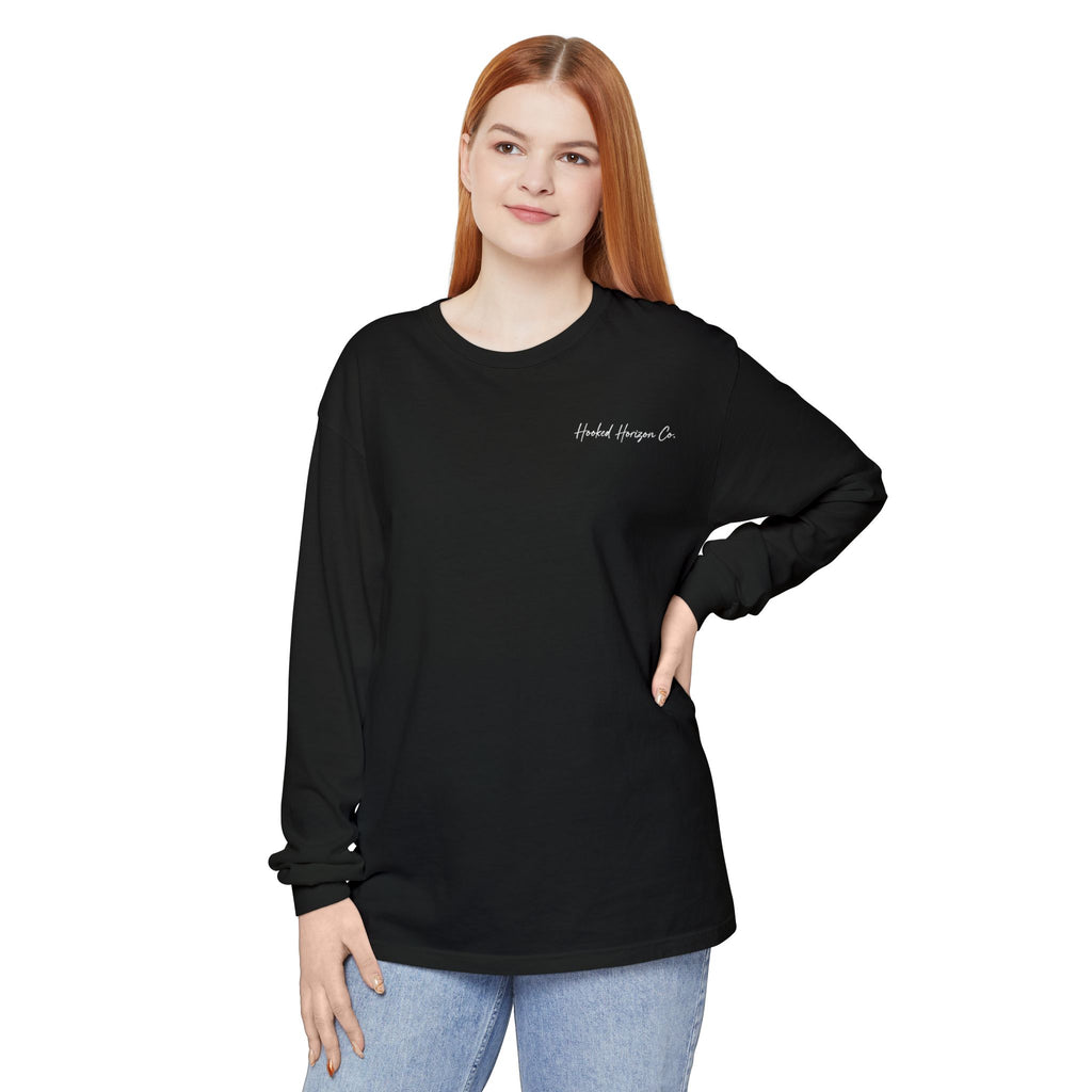 Chasing Legends Tarpon, Mahi Mahi, TunaSaltwater Fish Long Sleeve Tee — Hooked Horizon Co. Graphic Shirt