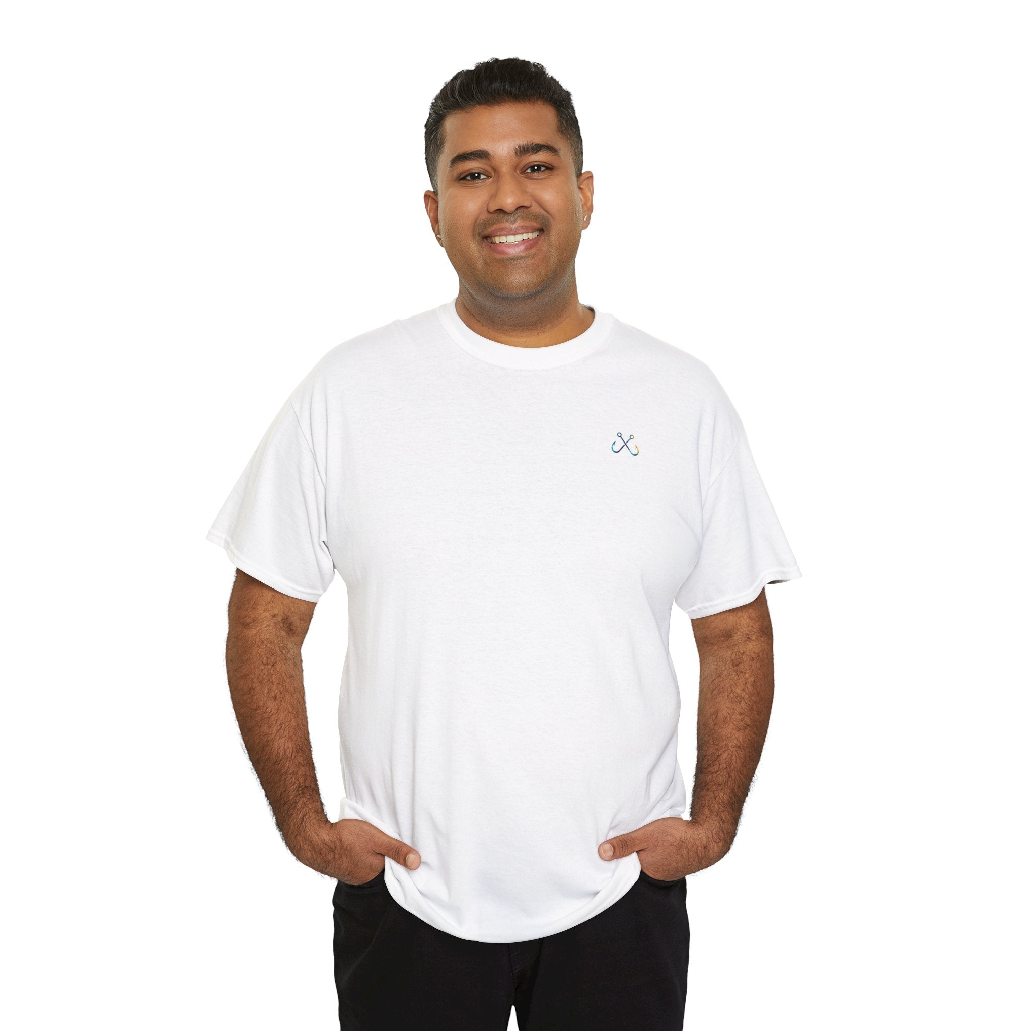 Bull Shark Hooked Horizon Co Tee—Ocean Graphic Tee — "Beloved" Ray Design