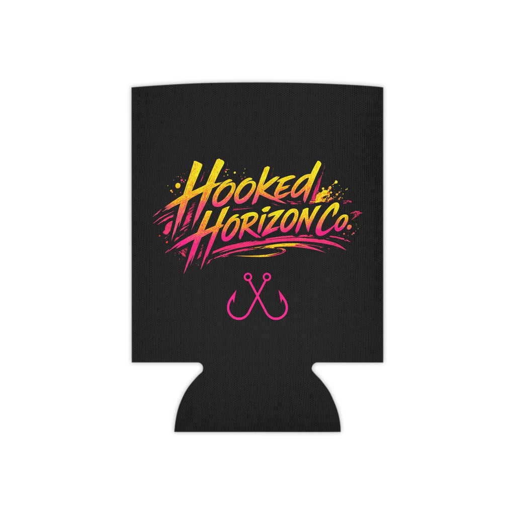 Retro 80s Inspired Cooler Coozie — Hooked Horizon Co. Fishing Wave Koozie