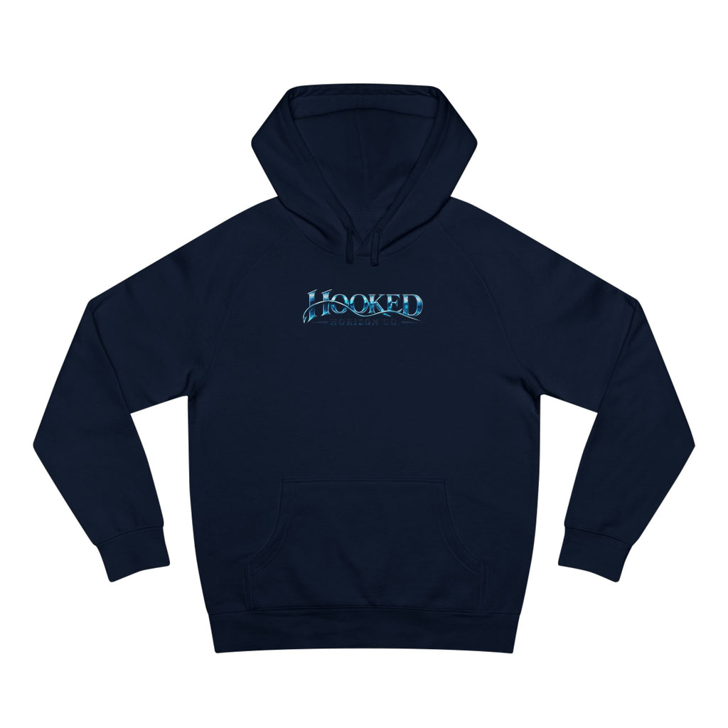 Fishing Boat " Chasing Legends Not Trends "Hooked Horizon Co. Unisex Supply Hoodie
