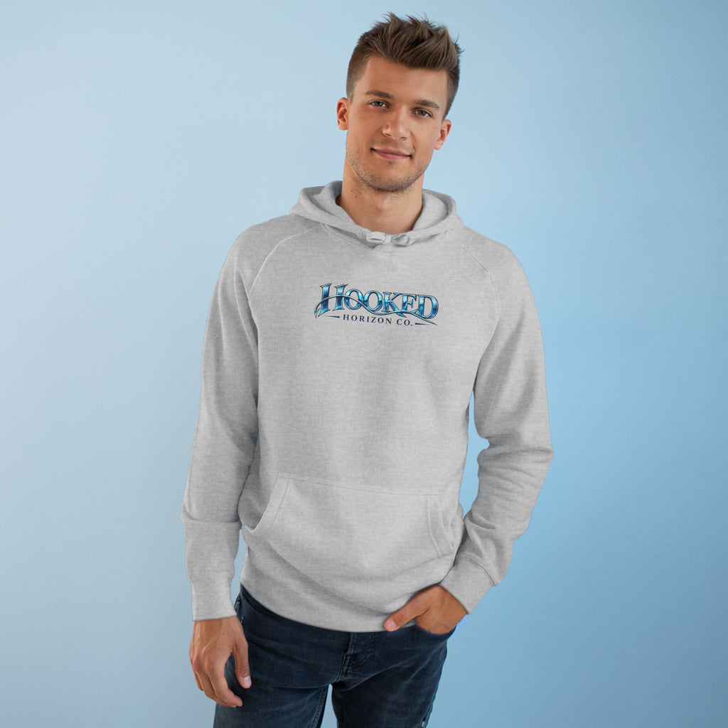 Fishing Boat " Chasing Legends Not Trends "Hooked Horizon Co. Unisex Supply Hoodie