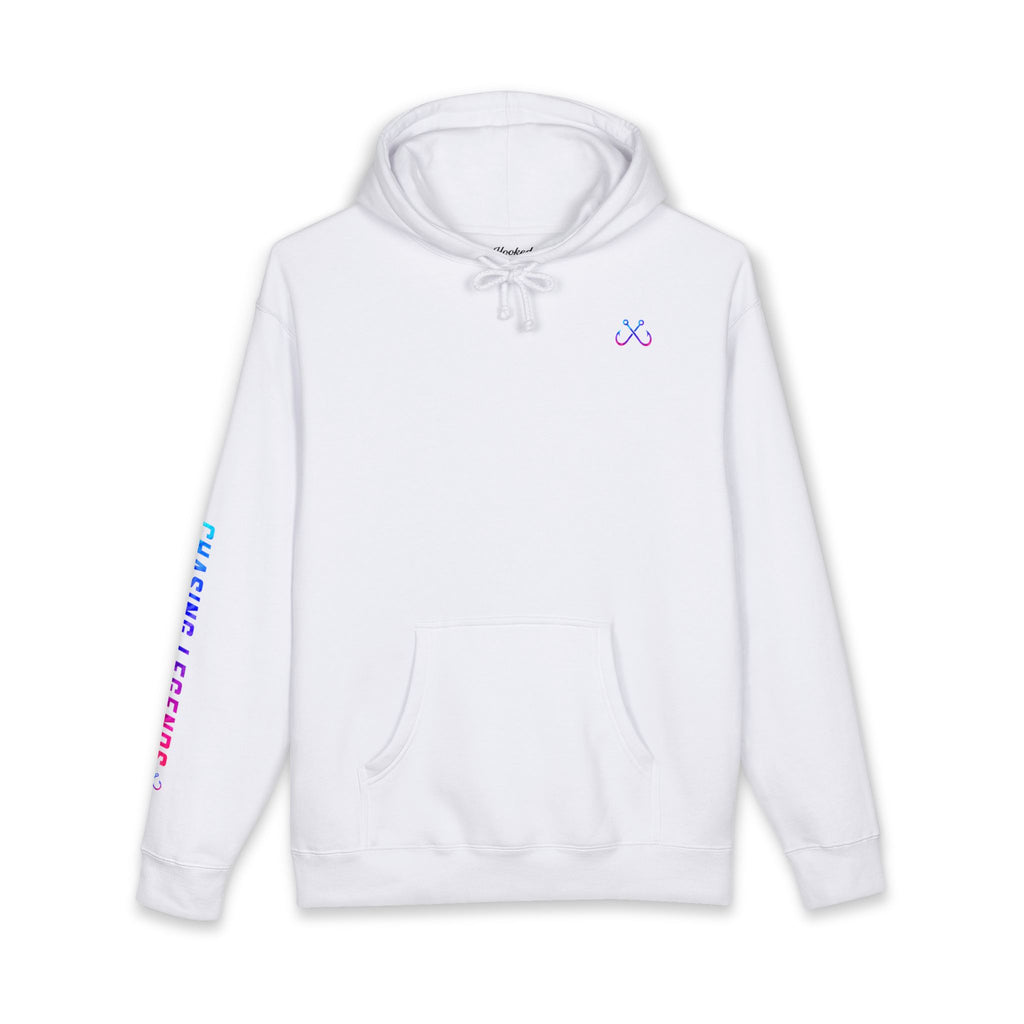 Lion Fish Hoodie Hooked Horizon Co. — Fishing Back Graphic Hoodie, Multiple Color Variations