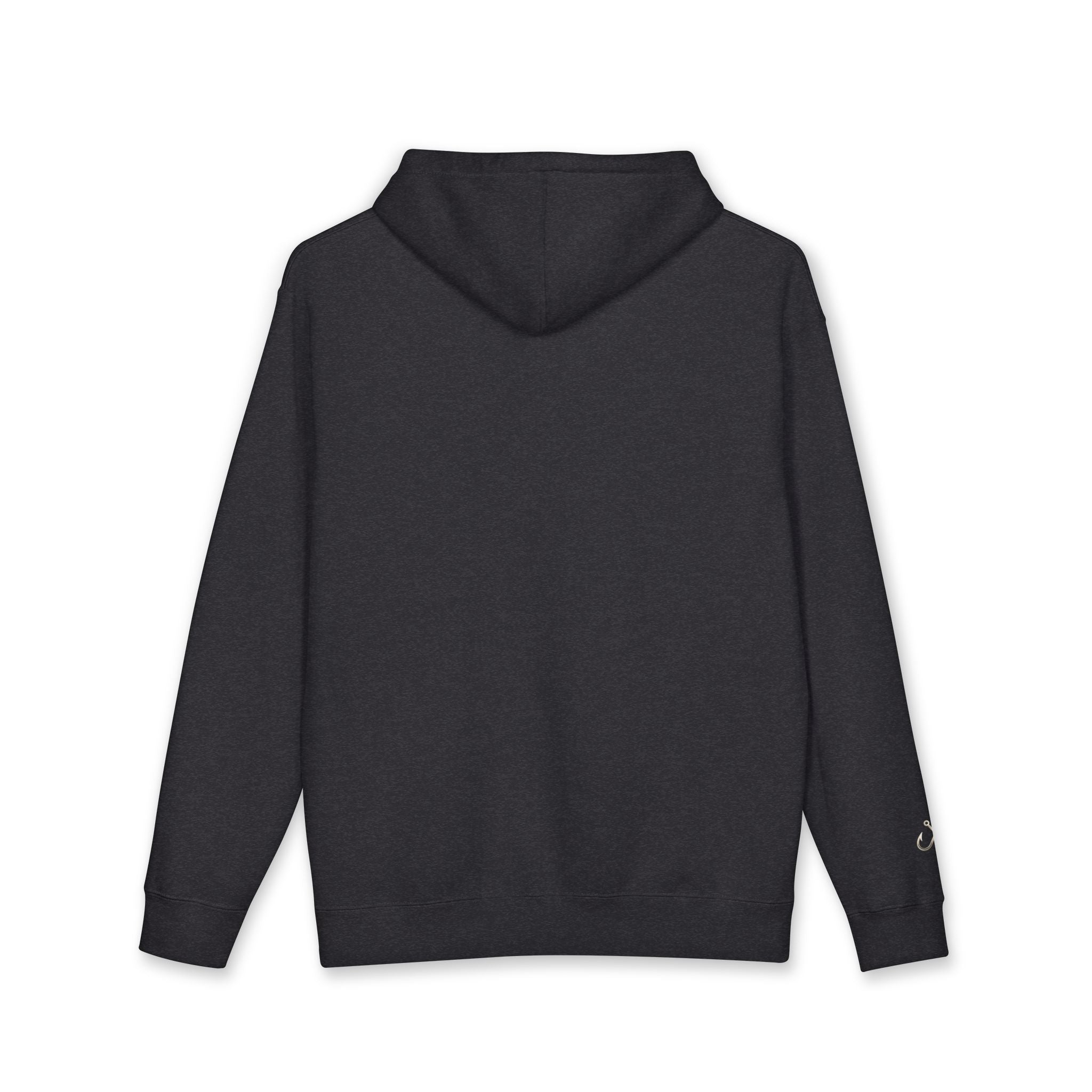 Wave Hoodie Hooked Horizon Co. — Fishing Back Graphic Hoodie, Multiple Color Variations