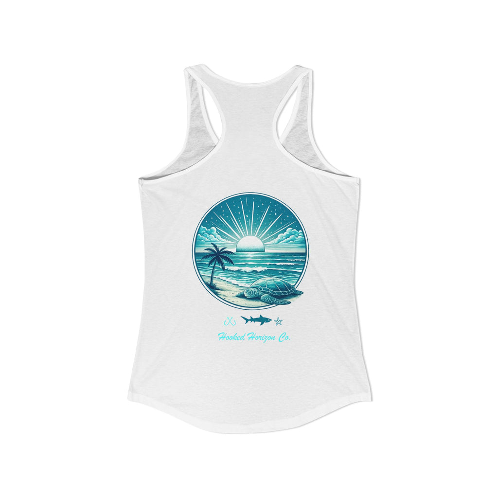 Sea Turtle & Sunset– Hooked Horizon Co. Gifts for Ocean Lovers, Nautical Fashion, Everyday Comfort, Perfect Gift for Her