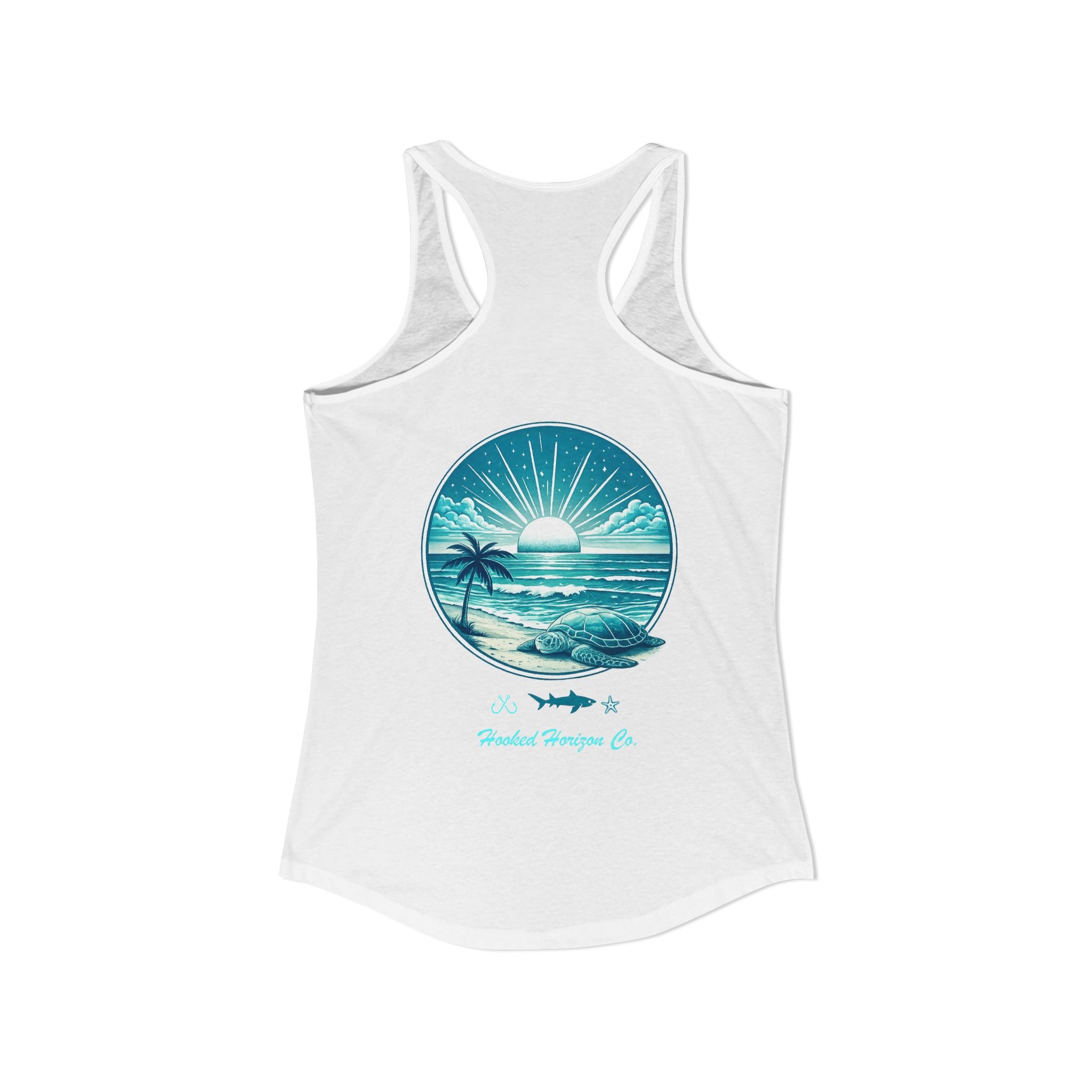 Sea Turtle & Sunset– Hooked Horizon Co. Gifts for Ocean Lovers, Nautical Fashion, Everyday Comfort, Perfect Gift for Her