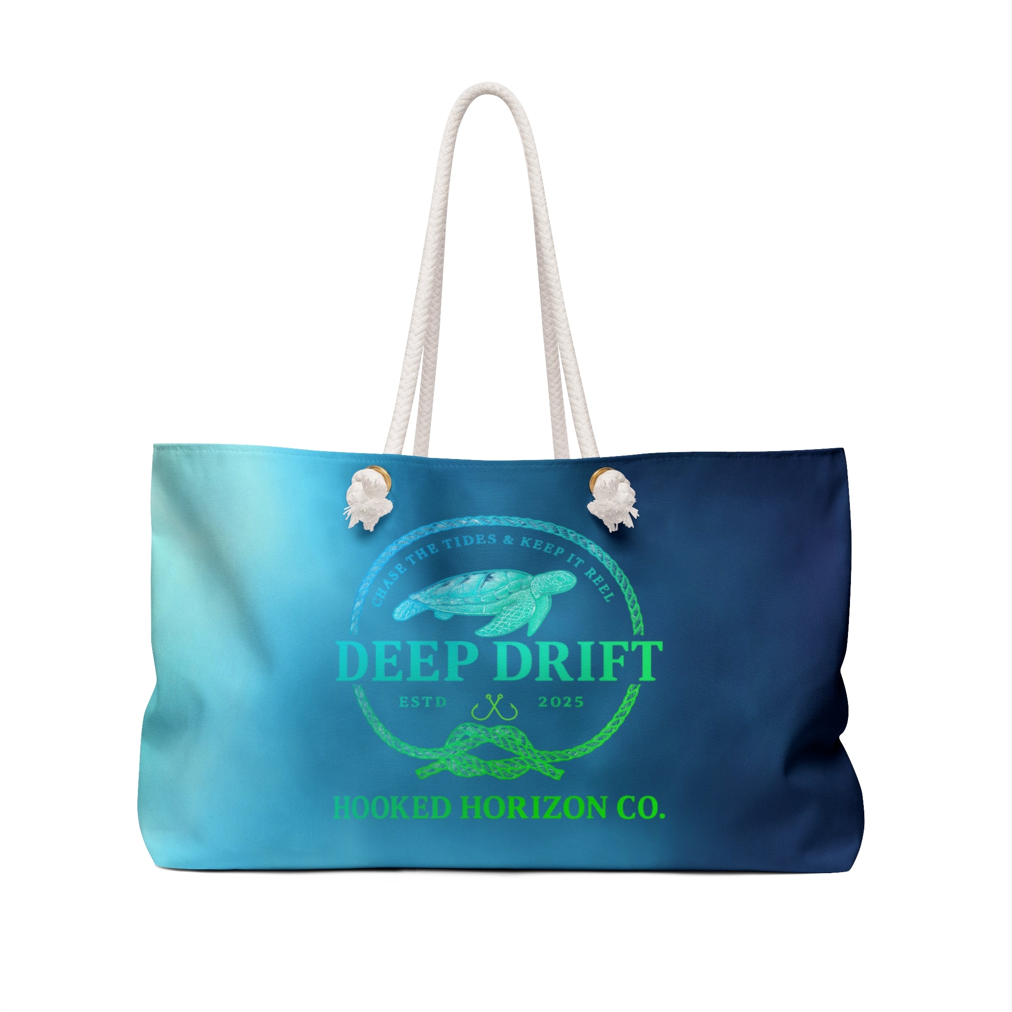 Deep Drift Weekender Bag | Perfect for Travel, Beach Days, Outdoor Adventures, Gifts for Him and Her, Stylish Tote