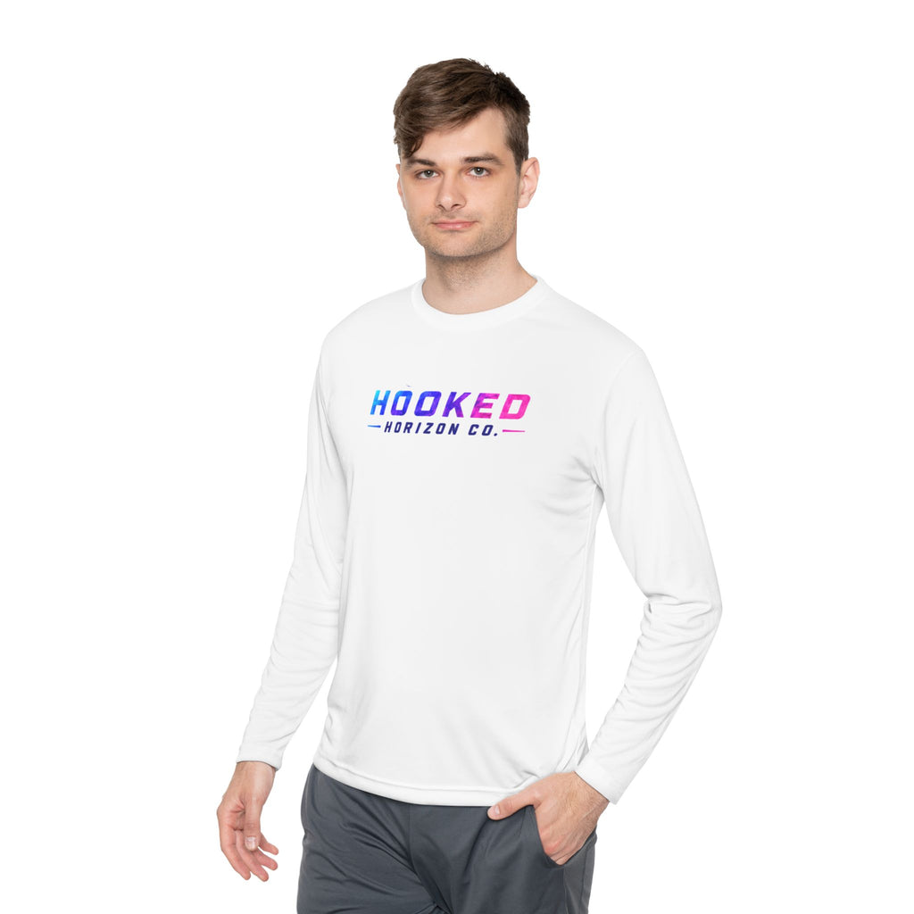 Moisture Wicking Classic Logo Shark Tee —Horizon Co. Anchors Long Sleeve Tee — Lightweight Fishing Shirt