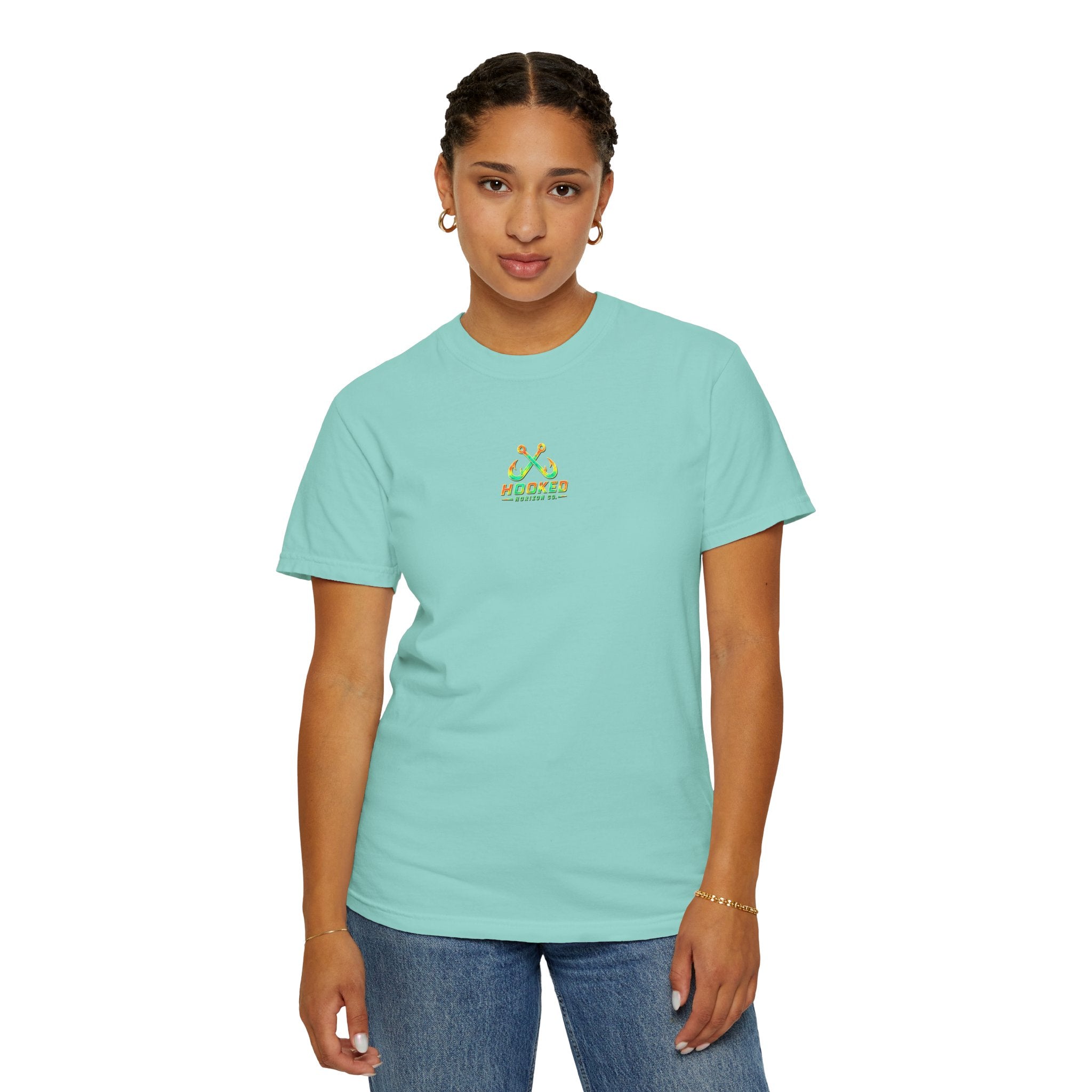Retro 80s Tripple Fish Fishing Tee — Hooked Horizon Co.  Angler Gifts Ocean Lover Gifts