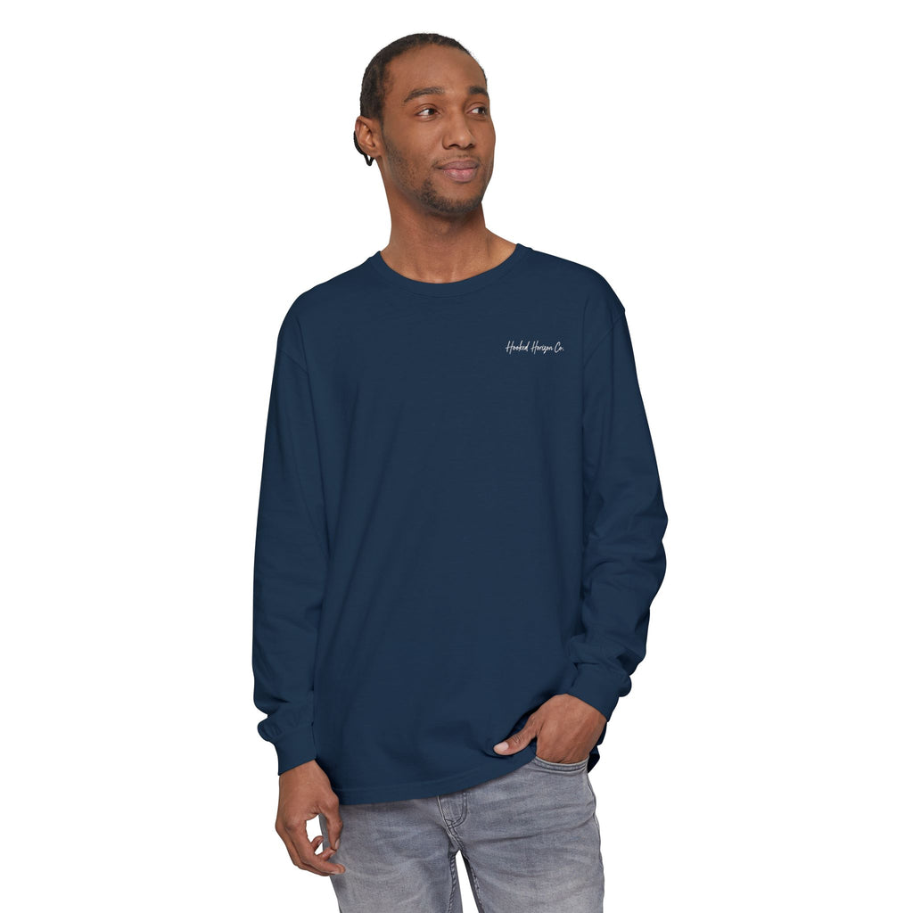 Chasing Legends Tarpon, Mahi Mahi, TunaSaltwater Fish Long Sleeve Tee — Hooked Horizon Co. Graphic Shirt
