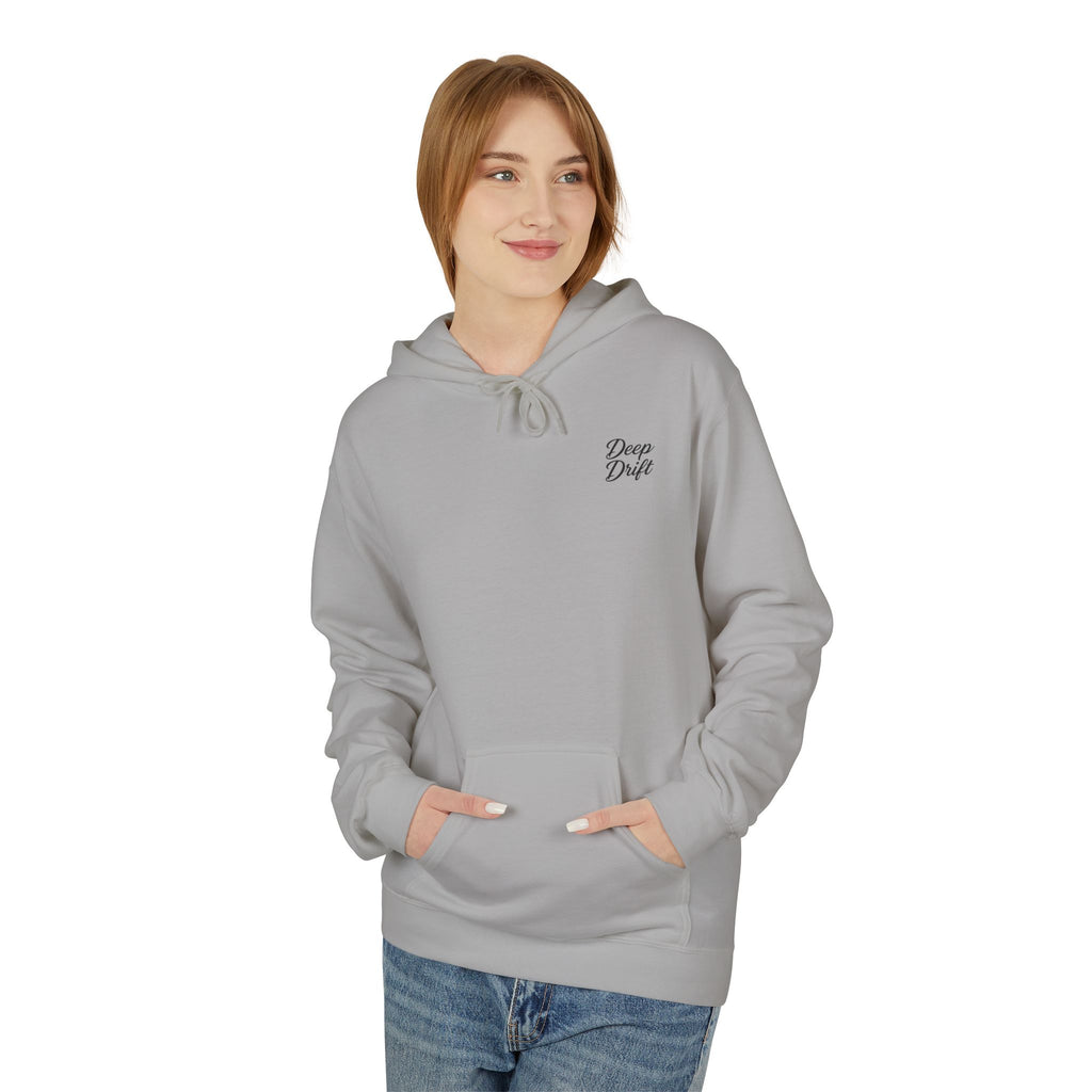 Deep Drift Wave & Shark Fishing Hoodie — Hooked Horizon Co. Pullover, Multiple Color Variations