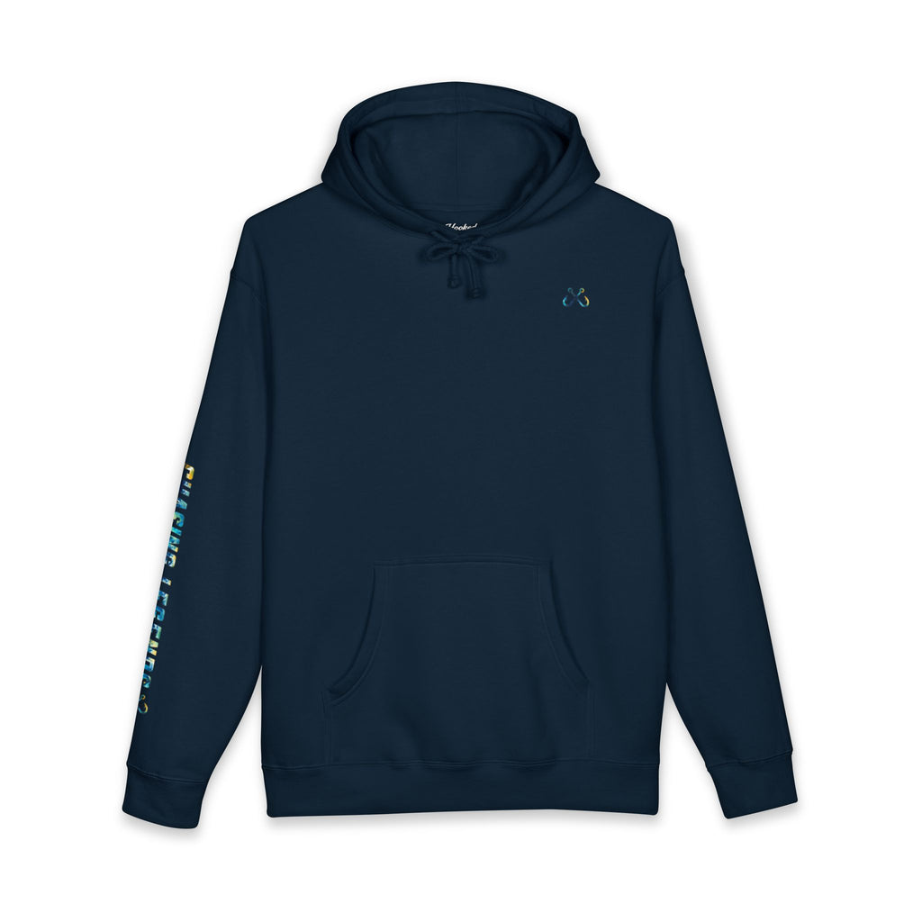 Bull Shark Hoodie Hooked Horizon Co. — Fishing Back Graphic Hoodie, Multiple Color Variations