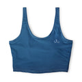 Ocean Blue Deep Drift Hooked Horizon Co. Stylish Sports Bra for Active Women, Workout Top, Gym Essential, Fitness Apparel, Athleisure Wear, Yoga Gear