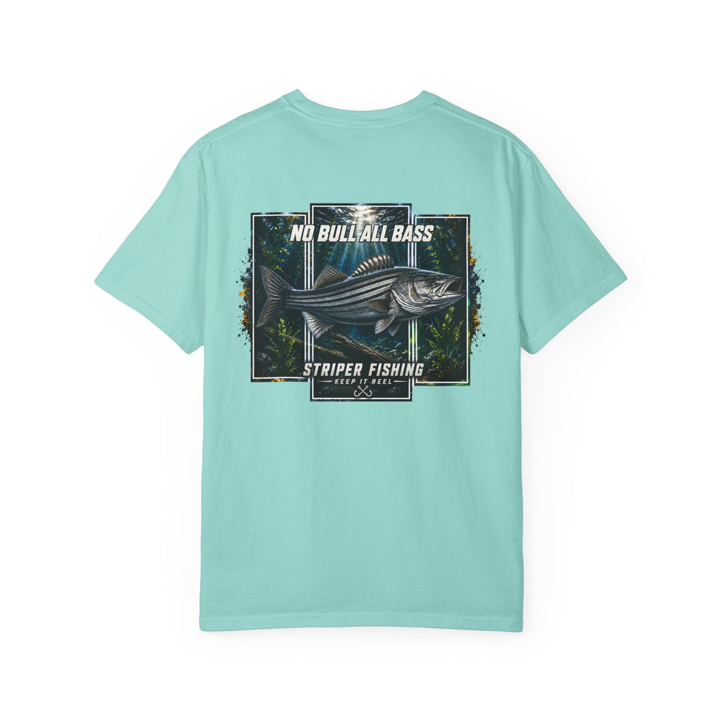 Saltwater Sea Striper Fishing Tee — Hooked Horizon Co.  Angler Gifts Ocean Lover Gifts