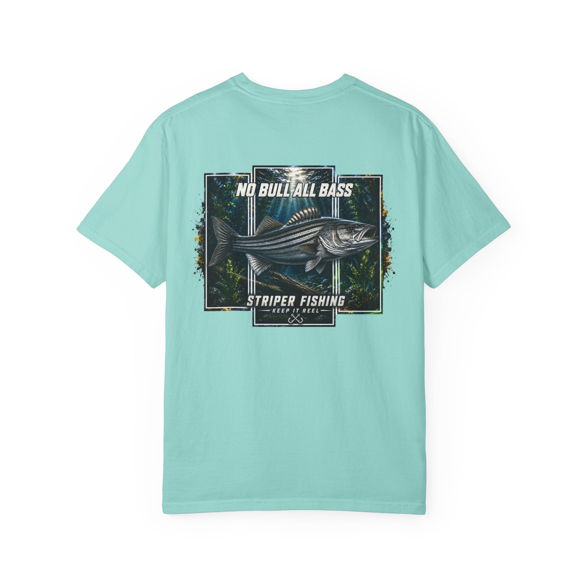 Saltwater Sea Striper Fishing Tee — Hooked Horizon Co.  Angler Gifts Ocean Lover Gifts