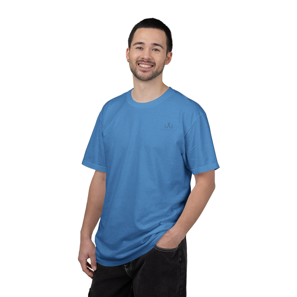 Deep Drift Fishing T-Shirt - Green & Blue Fishing Tee for Angler Lovers, Hammer Head Shark, Ocean Tee
